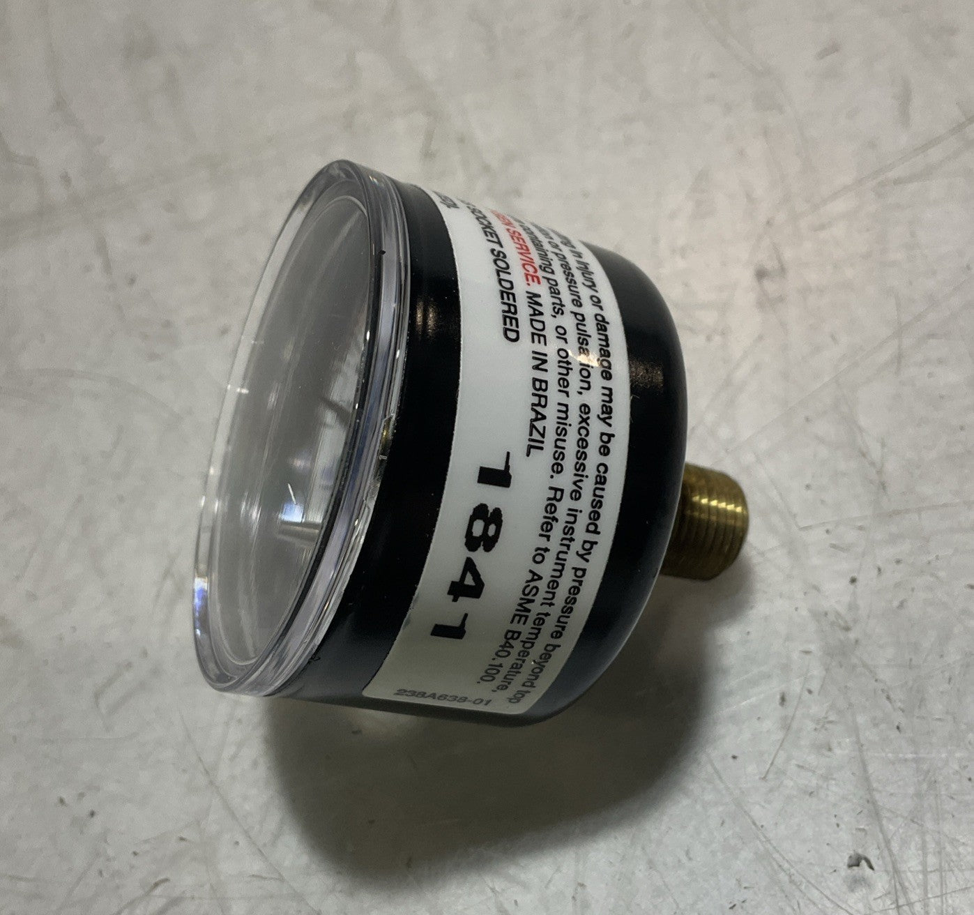 ASHCROFT 221-04 INDUSTRIAL PRESSURE GAUGE POLYCARBONATE 0-60PSI LOT OF 3 Z2M