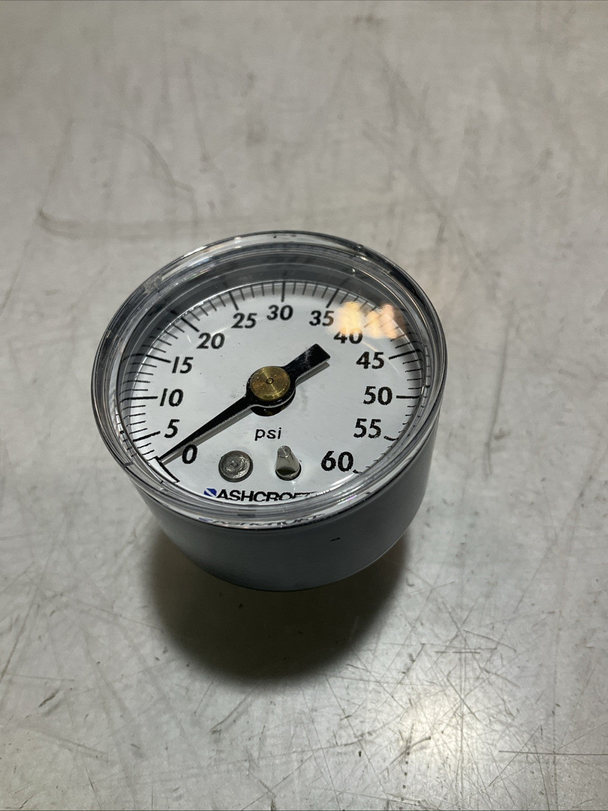 ASHCROFT 221-04 INDUSTRIAL PRESSURE GAUGE POLYCARBONATE 0-60PSI LOT OF 3 Z2M
