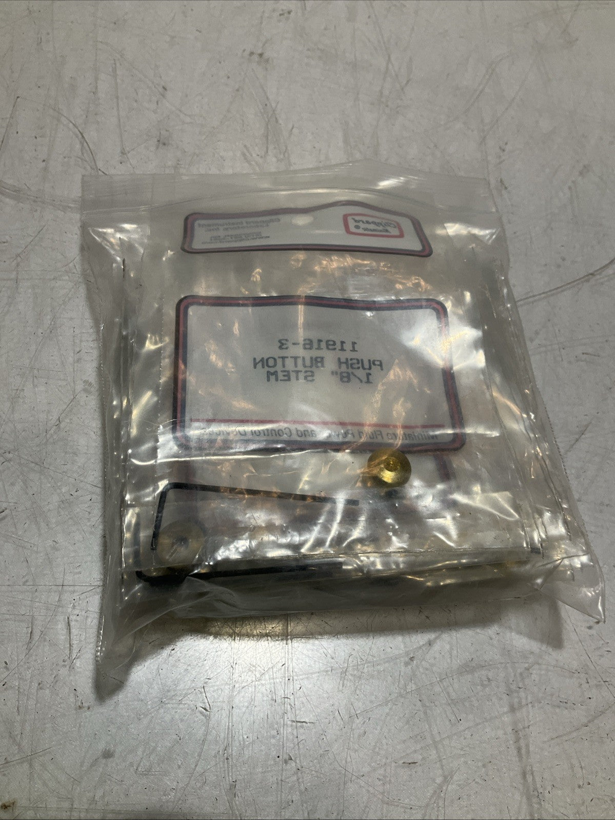 CLIPPARD 11916-3 SMALL PUSH BUTTON 1/8 MOUNTS DIRECTLY ON VALVE LOT OF 15 Z2M