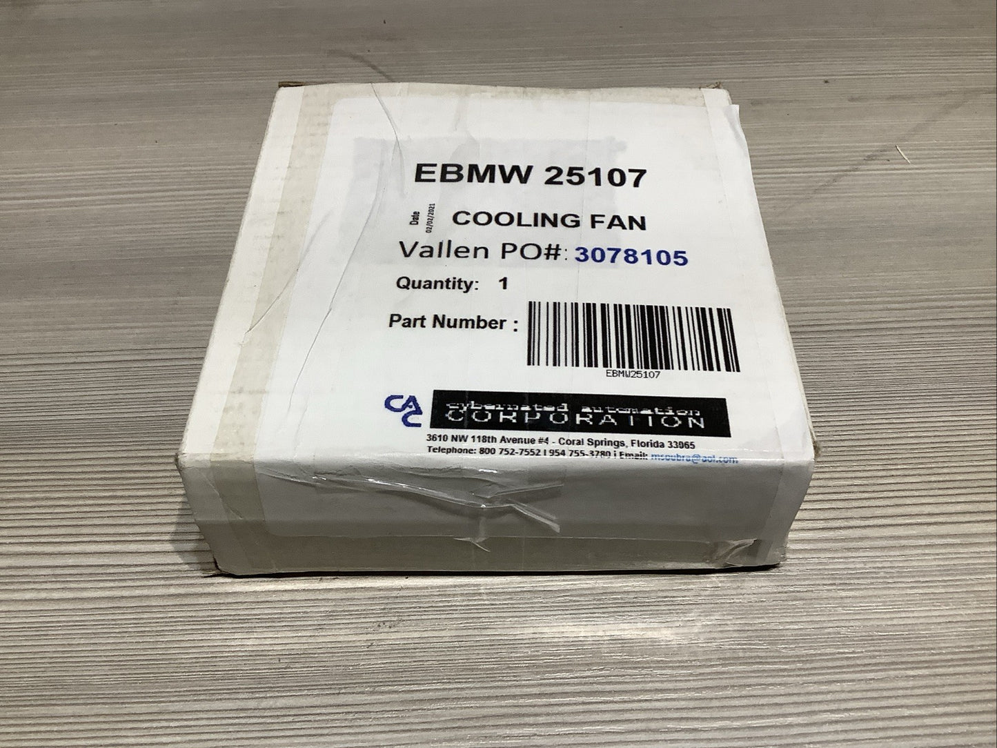 EBMW 25107 COOLING FAN Z2M