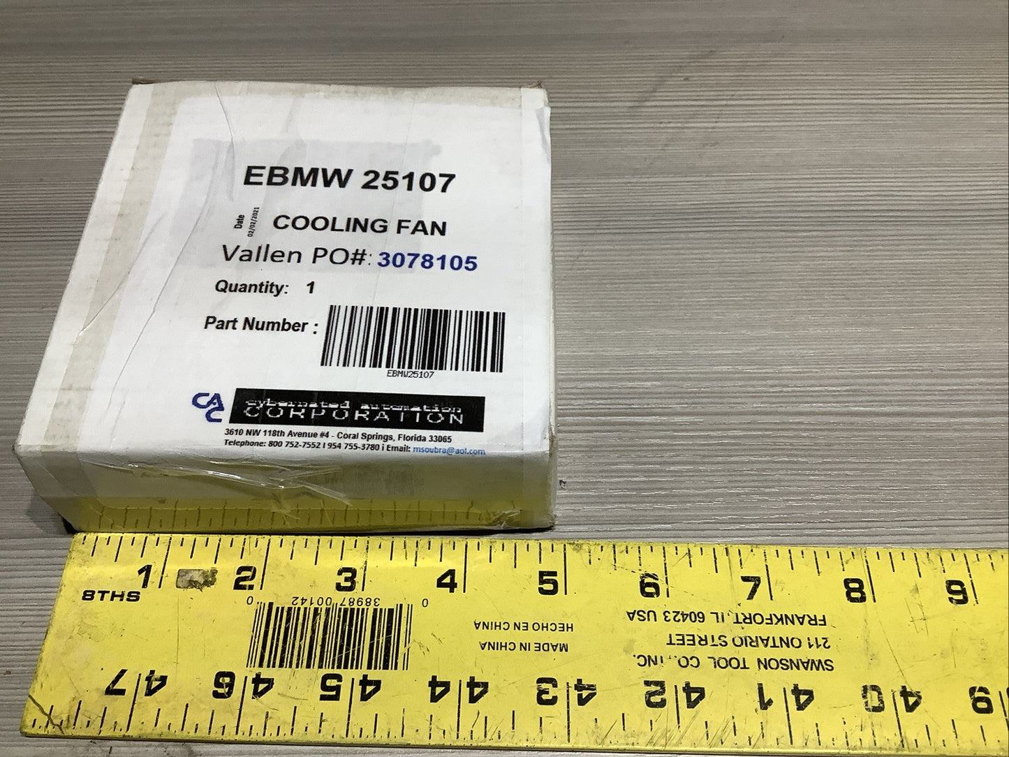 EBMW 25107 COOLING FAN Z2M