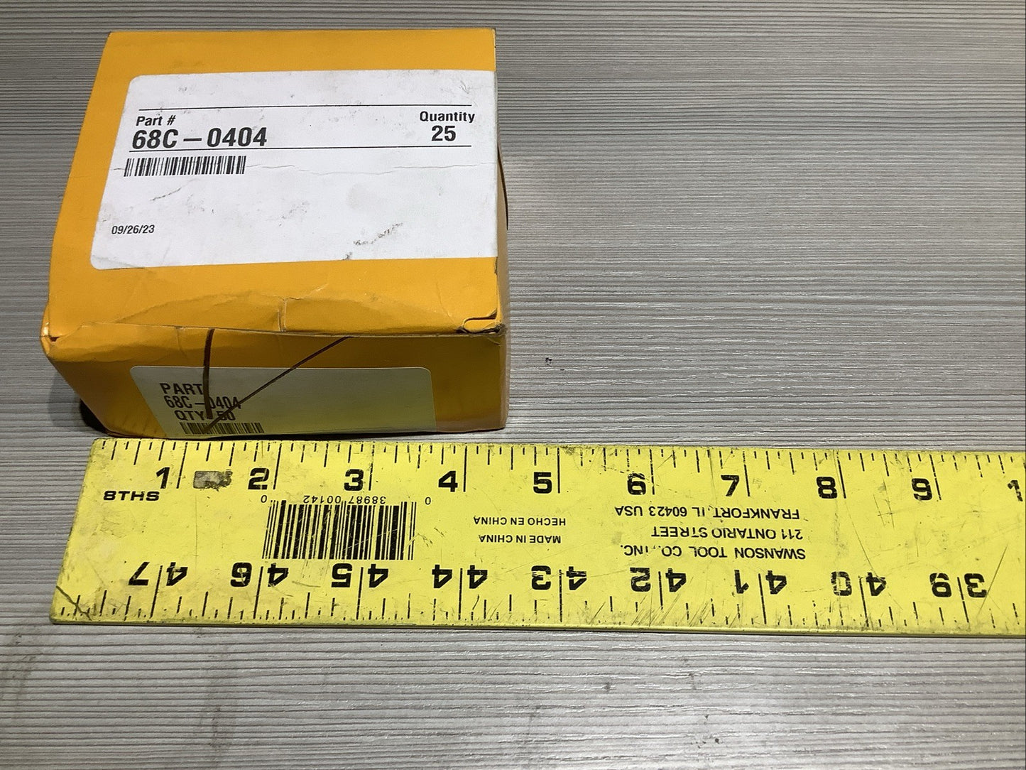 Dixon Valve 68C-0404 1/4" x 7/16"-24 Brass Compression Male Conn Quantity 25 Z2M