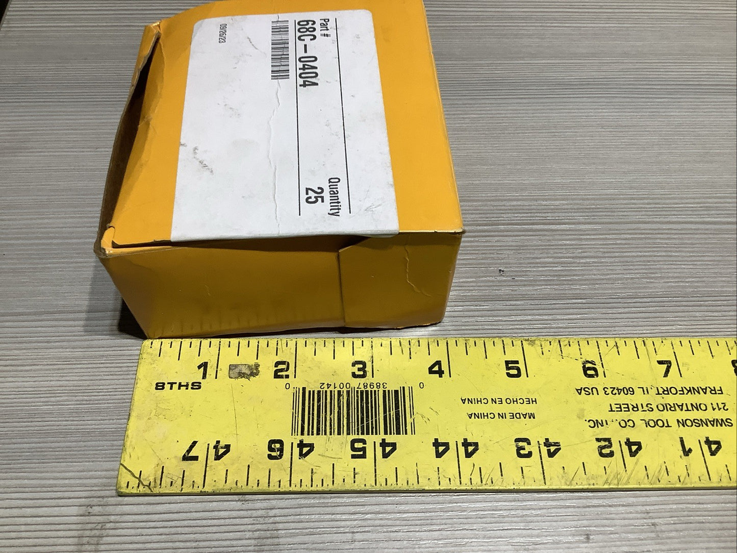 Dixon Valve 68C-0404 1/4" x 7/16"-24 Brass Compression Male Conn Quantity 25 Z2M