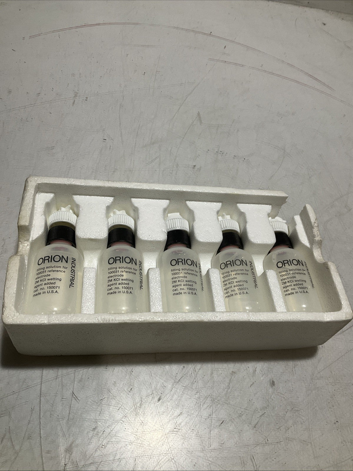 ORION RESEARCH 150071 FILLINGS SOLUTION FOR 100031 REFERENCES ELECTRODE QTY5 Y2M