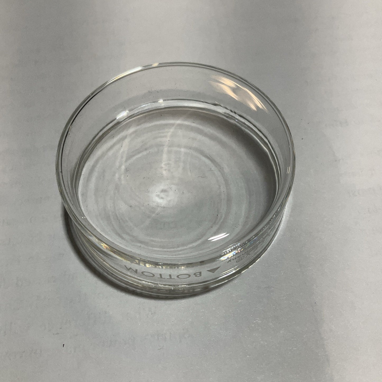 PYREX BOTTOM 7777-034 423810 CLEAR GLASS SCALLOPED CUSTARD CUPS QTY 21 Y2M