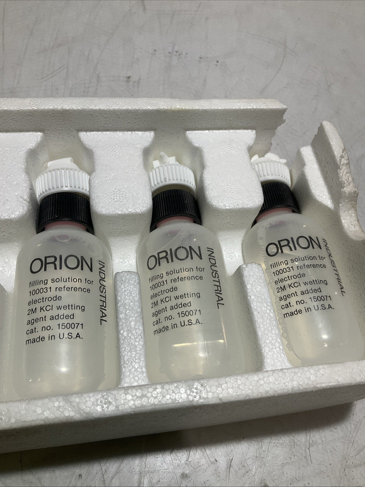 ORION RESEARCH 150071 FILLINGS SOLUTION FOR 100031 REFERENCES ELECTRODE QTY5 Y2M