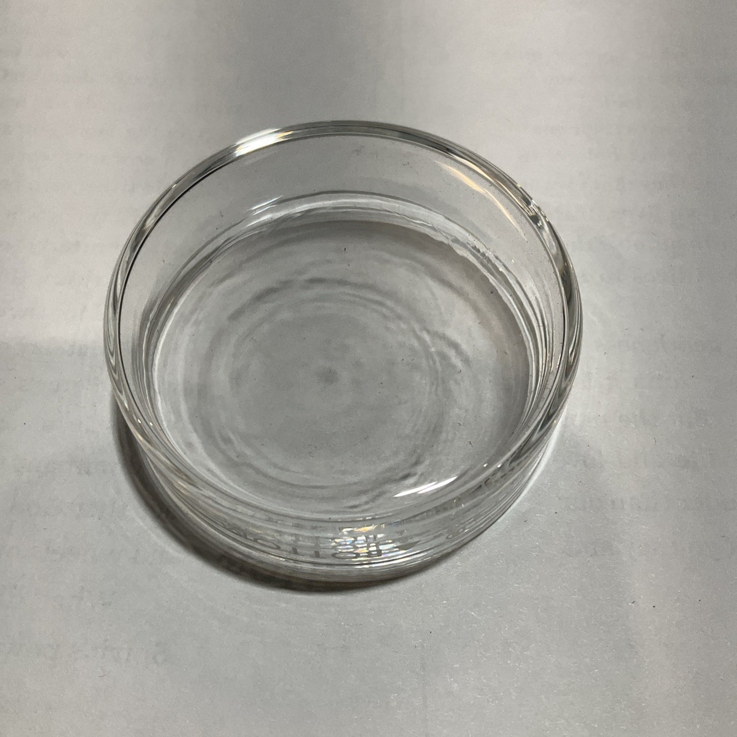 PYREX BOTTOM 7777-034 423810 CLEAR GLASS SCALLOPED CUSTARD CUPS QTY 21 Y2M
