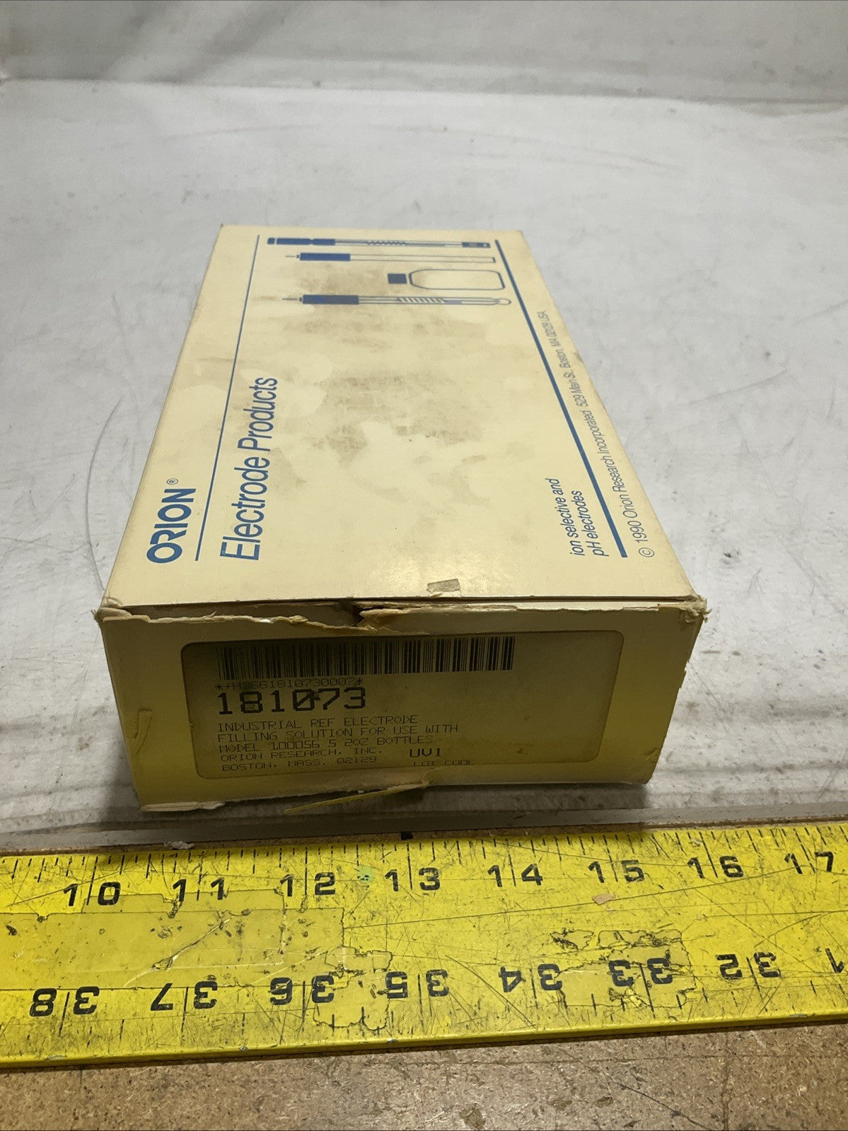 ORION 181073 FILLING SOLUTION FOR 100056 REFERENCES ELECTRODE 59.1ML QTY5 Y2M
