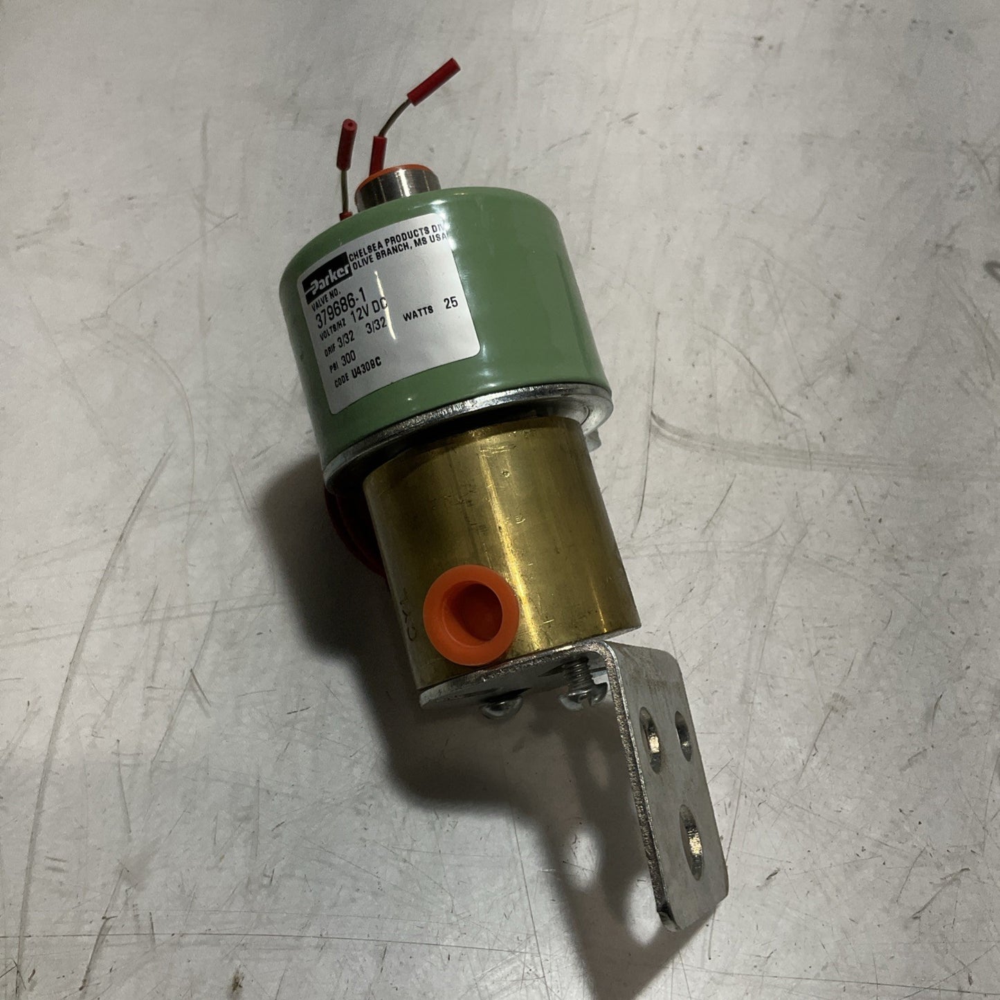 CHELSEA PARKER 328715X SOLENOID VALVE VOLTS/HZ 12VDC PSI300 WATTS 25 Y2M