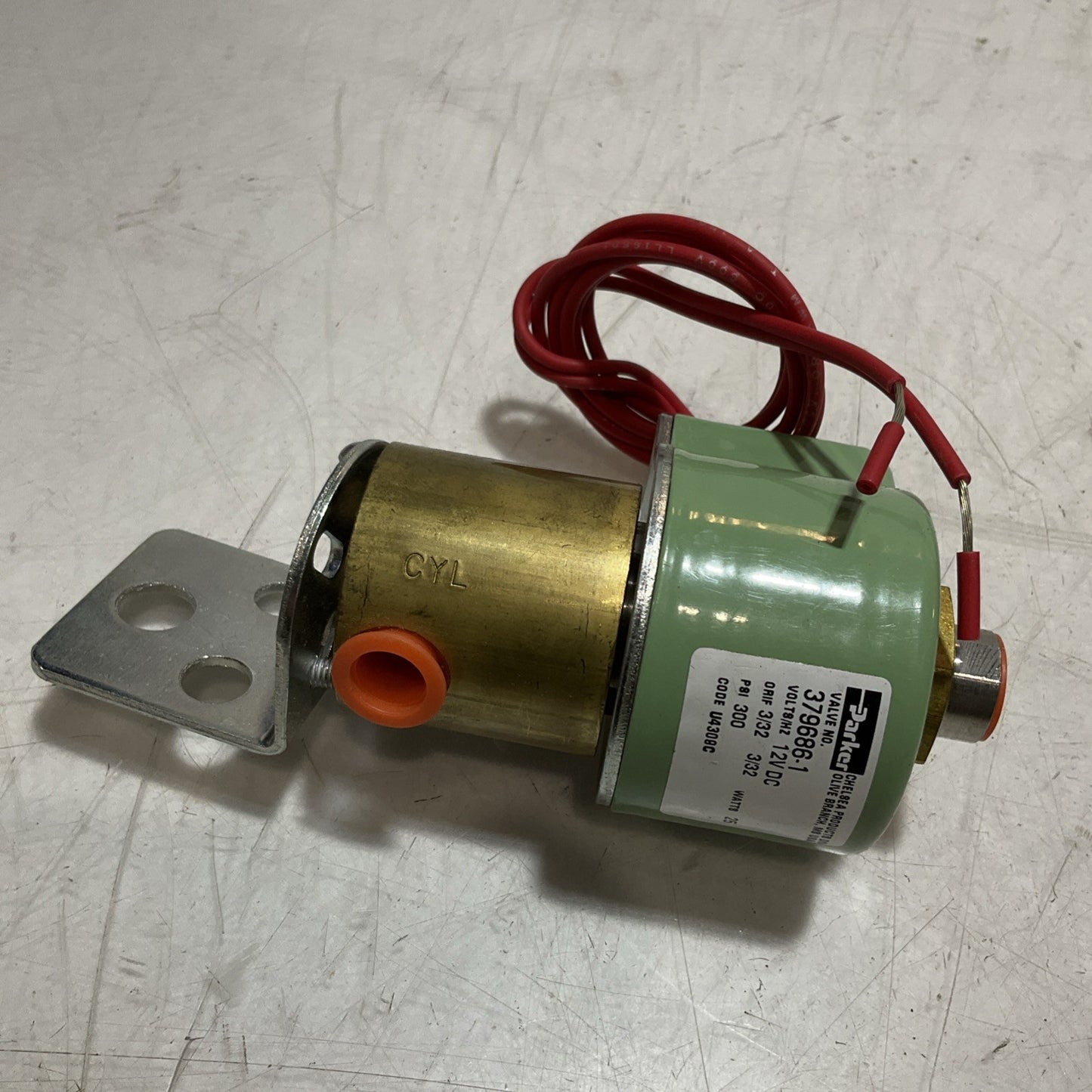 CHELSEA PARKER 328715X SOLENOID VALVE VOLTS/HZ 12VDC PSI300 WATTS 25 Y2M