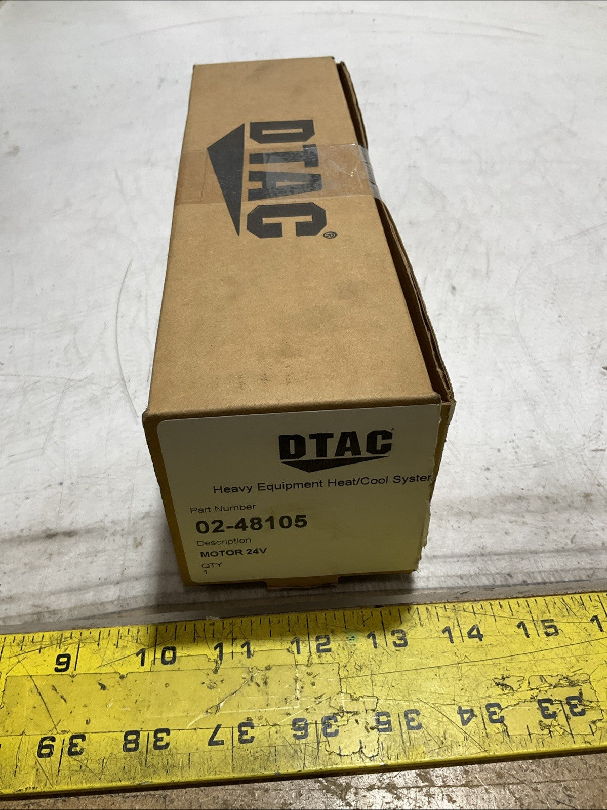 DTAC 02-48105 BLOWER MOTOR 24V Y2M