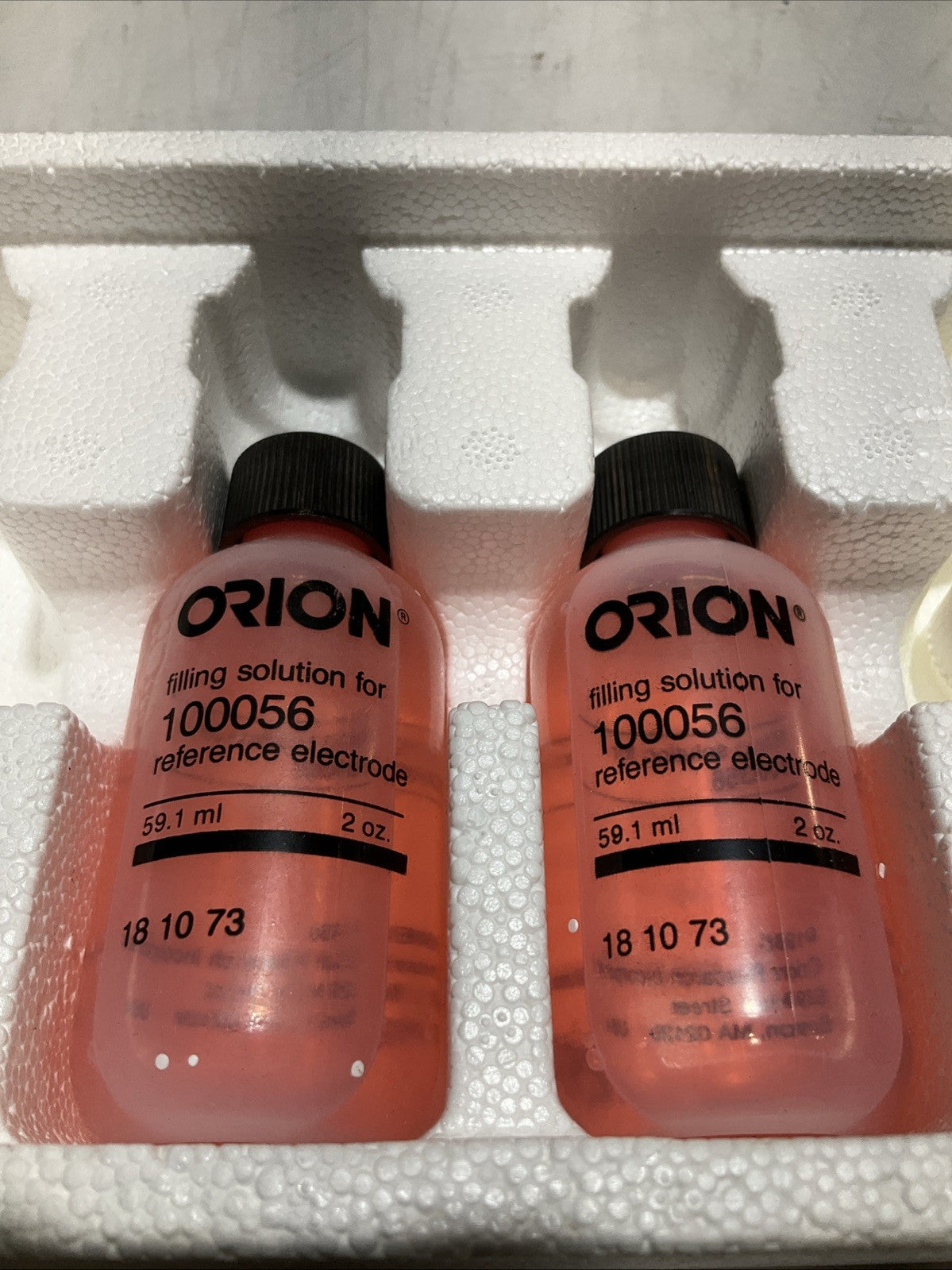 ORION 181073 FILLING SOLUTION FOR 100056 REFERENCE ELECTRODE 59.1ML QTY3 Y2M