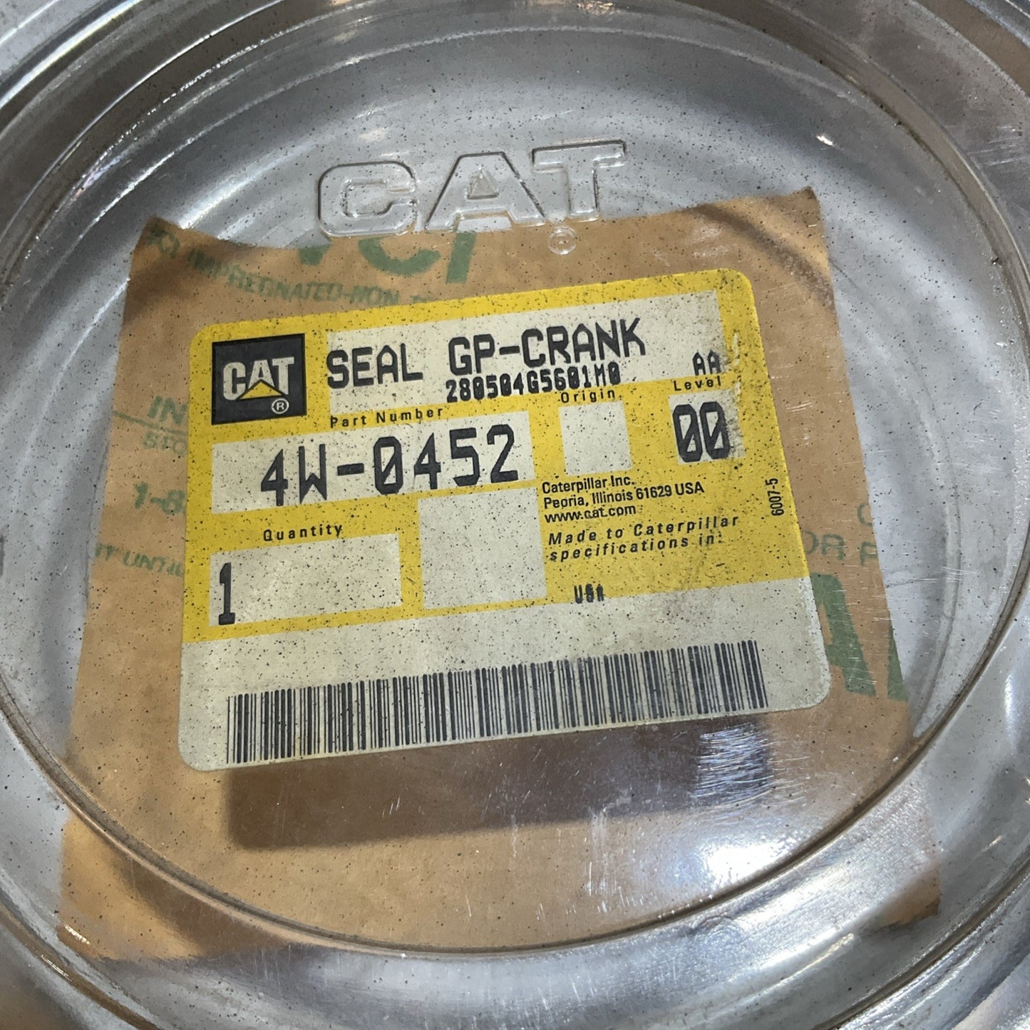 CAT 4W-0452 INNER DIAMETER BLUE GP CRANK SHAFT SEAL Y2M