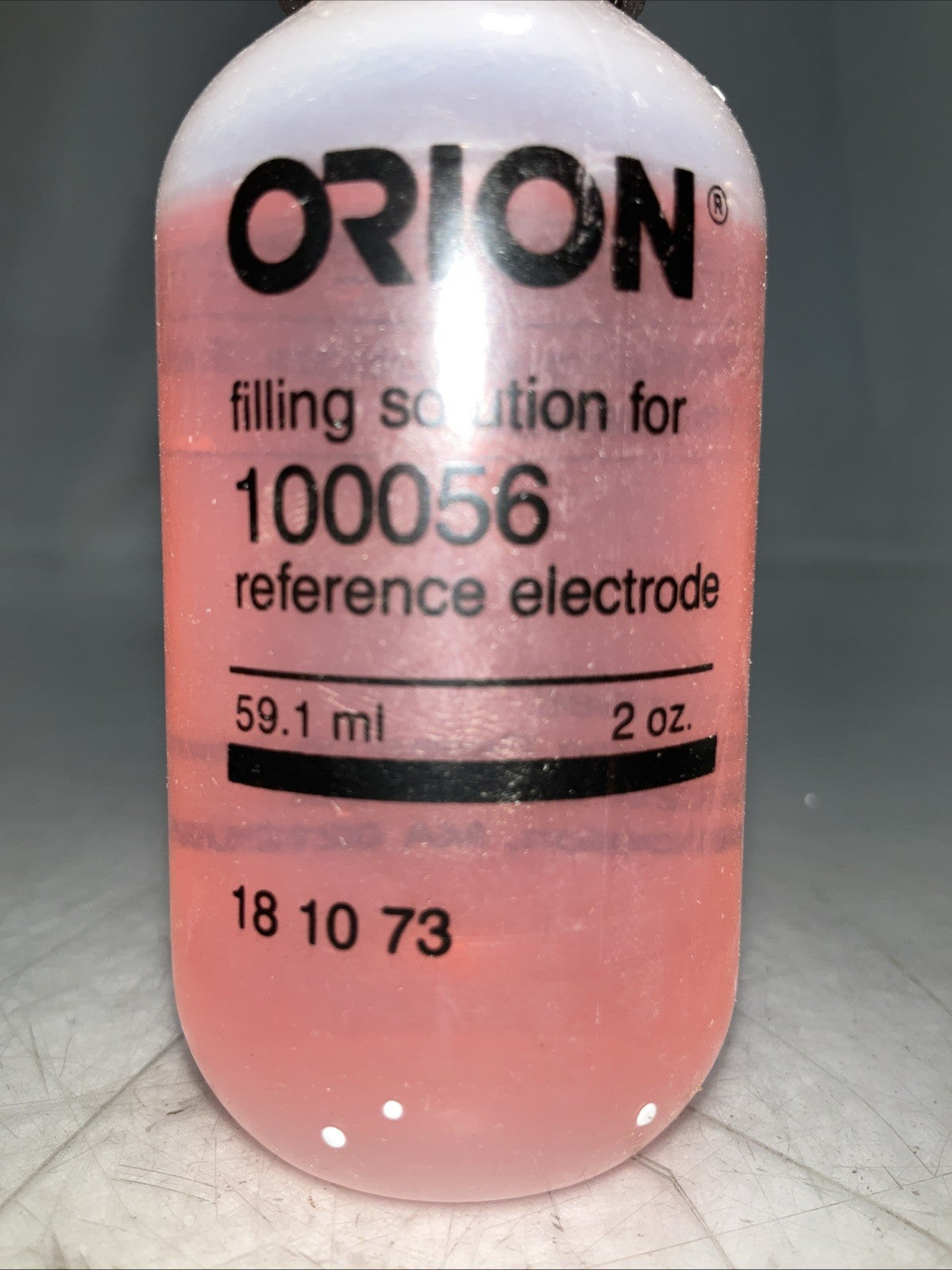 ORION 181073 FILLING SOLUTION FOR 100056 REFERENCE ELECTRODE 59.1ML QTY3 Y2M