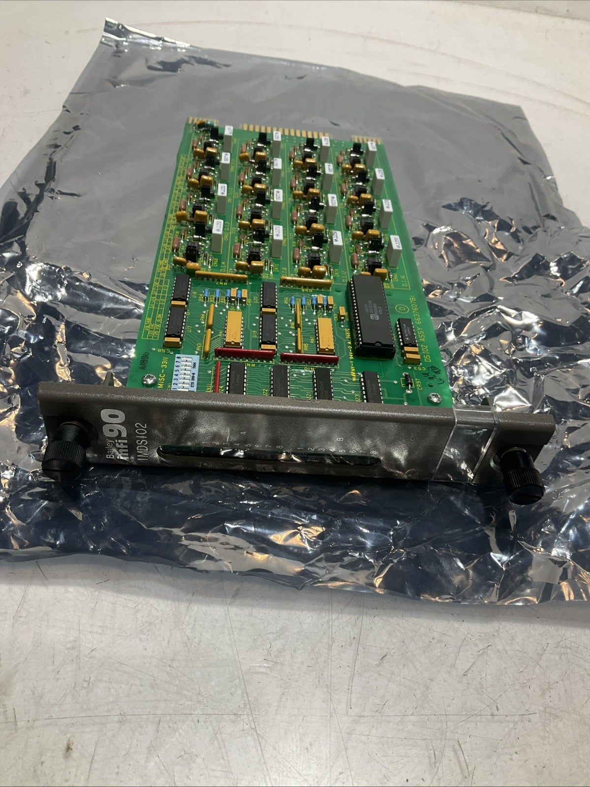 BAILEY INFI90 IMDS102 6637607B1 DIGITAL INPUT SLAVE MODULE 5VDC 80M Y2M
