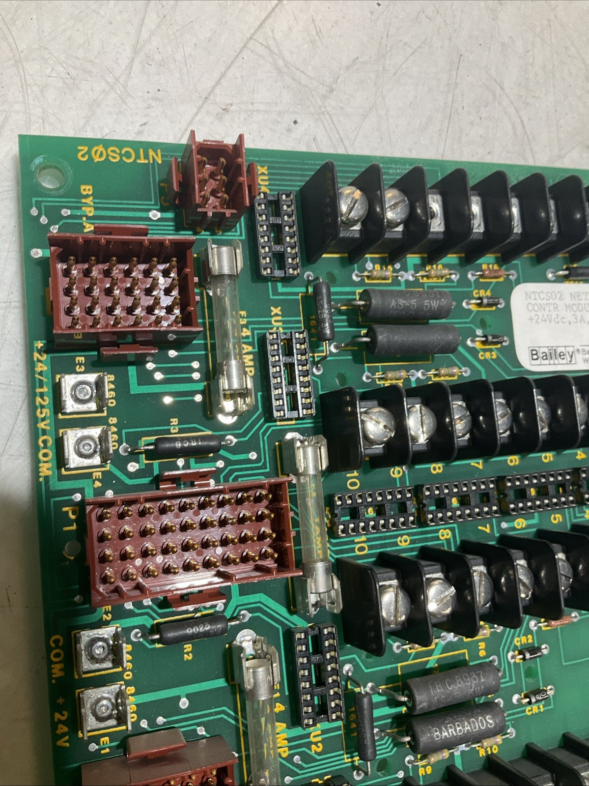BAILEY NTCS02-6635392F1 CONTROL MODULE TERMINAL CIRCUIT UNIT 125VDC Y2M