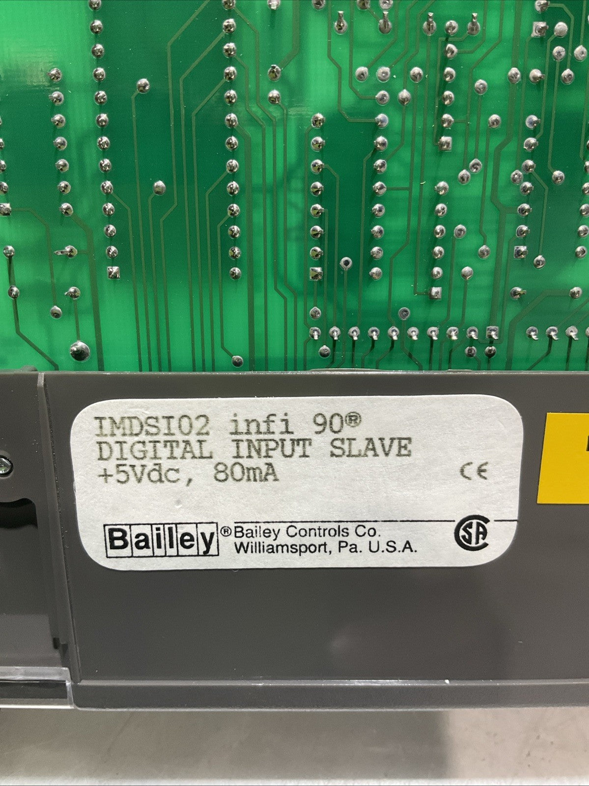 BAILEY INFI90 IMDS102 6637607B1 DIGITAL INPUT SLAVE MODULE 5VDC 80M Y2M