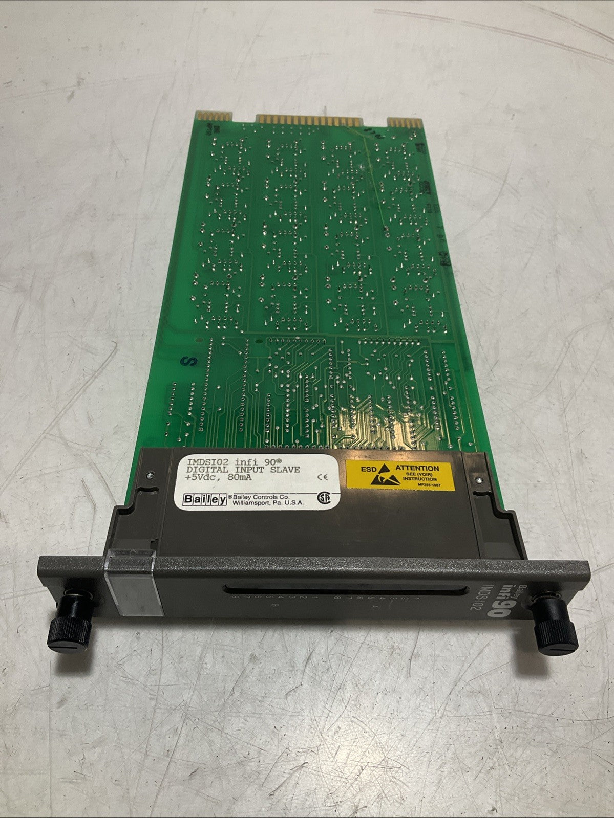 BAILEY INFI90 IMDS102 6637607B1 DIGITAL INPUT SLAVE MODULE 5VDC 80M Y2M