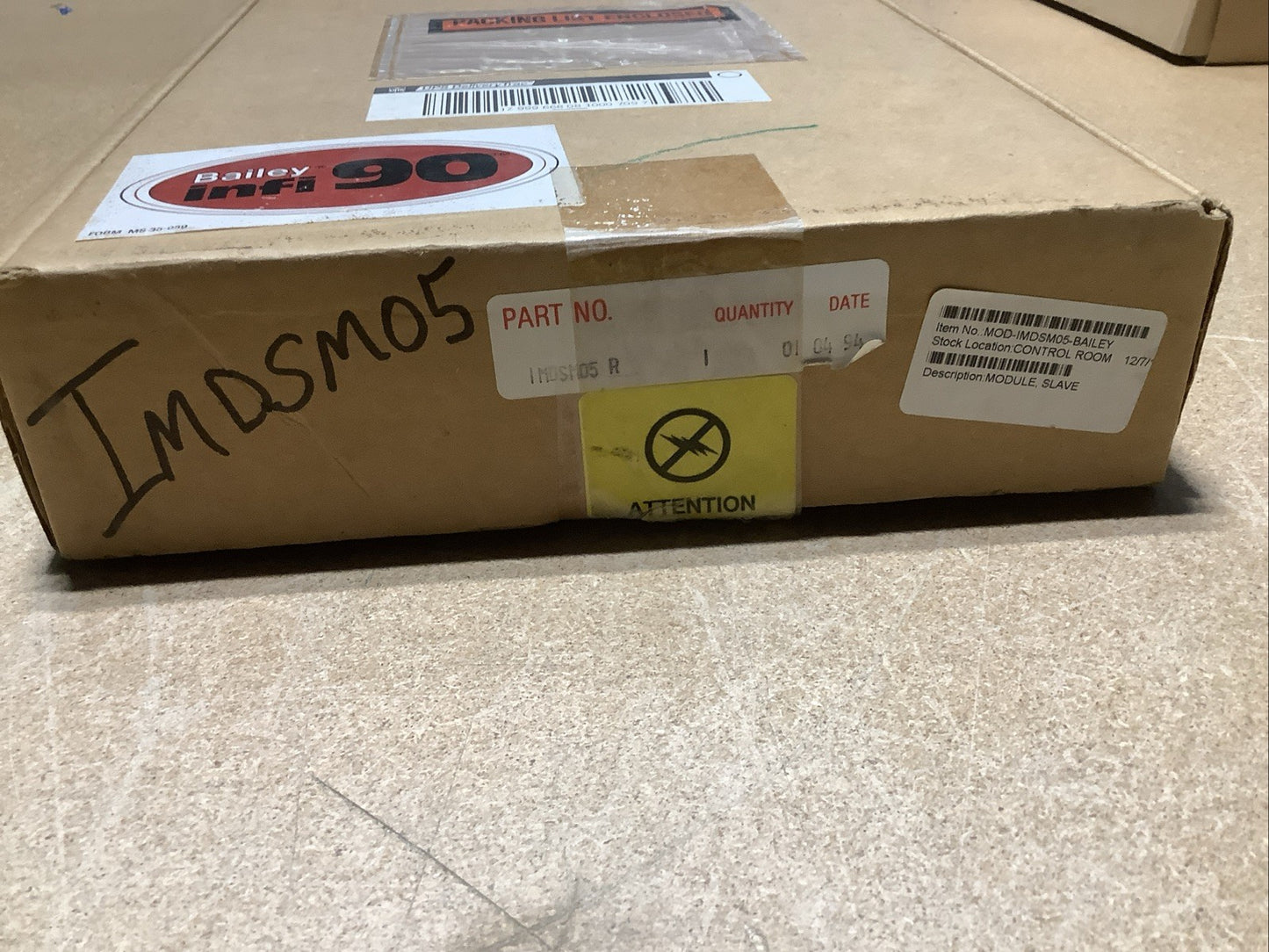 BAILEY INFI90 IMDSM05 FORM MS-35-989 MODULE SLAVE Y2M