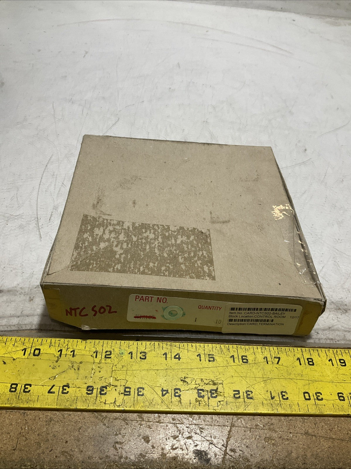 BAILEY NTCS02-6635392F1 CONTROL MODULE TERMINAL CIRCUIT UNIT 125VDC Y2M