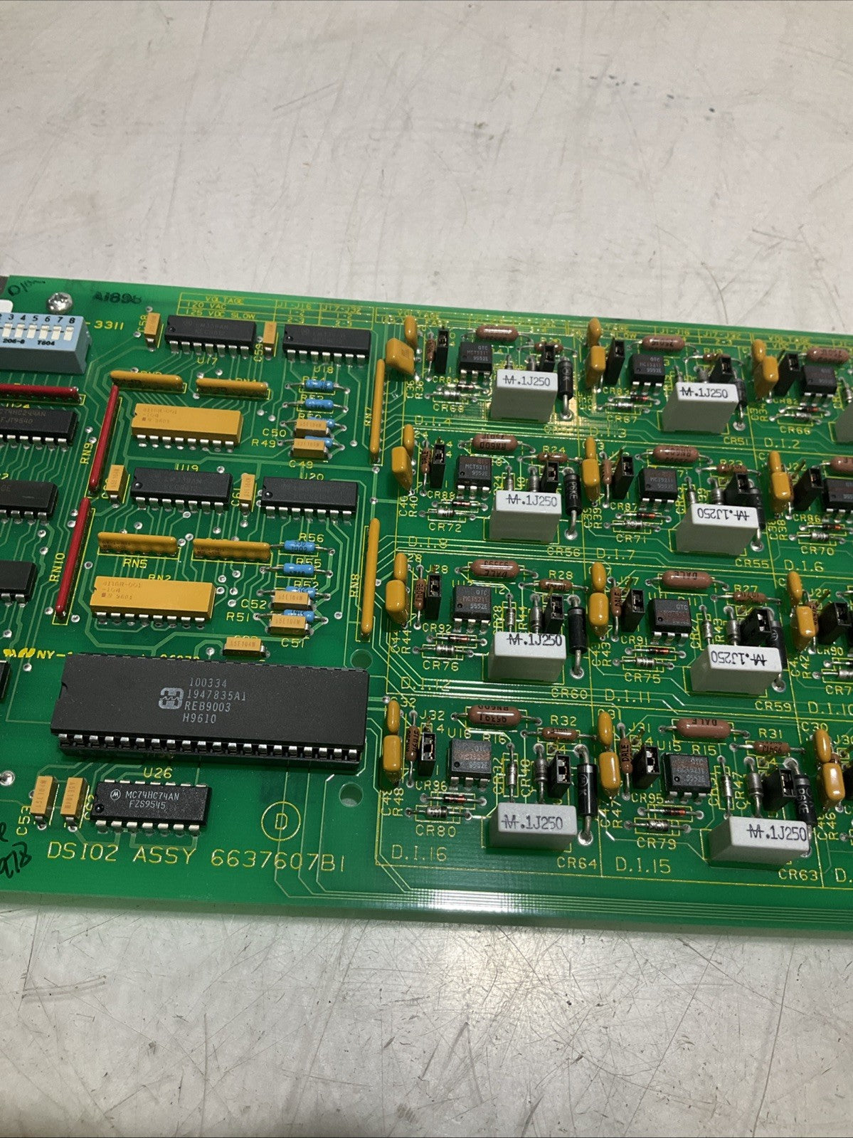 BAILEY INFI90 IMDS102 6637607B1 DIGITAL INPUT SLAVE MODULE 5VDC 80M Y2M