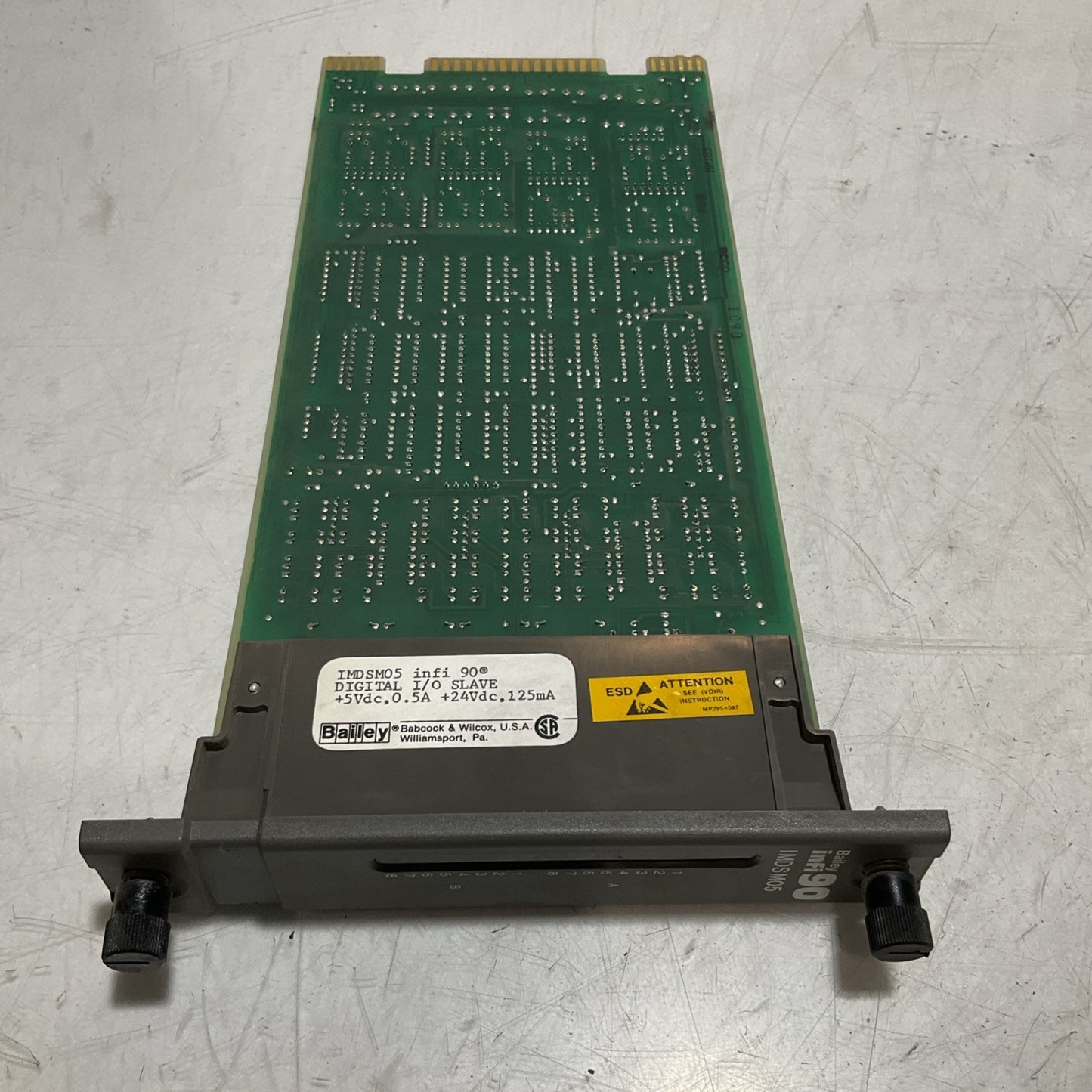 BAILEY INFI90 IMDSM05 6635408DI DIGITAL I/0 SLAVE MODULE 24VDC 125MA Y2M