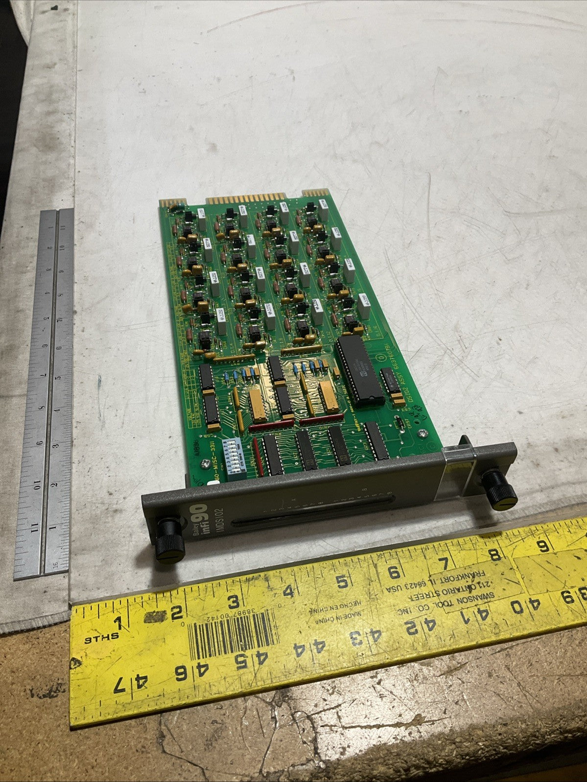 BAILEY INFI90 IMDS102 6637607B1 DIGITAL INPUT SLAVE MODULE 5VDC 80M Y2M