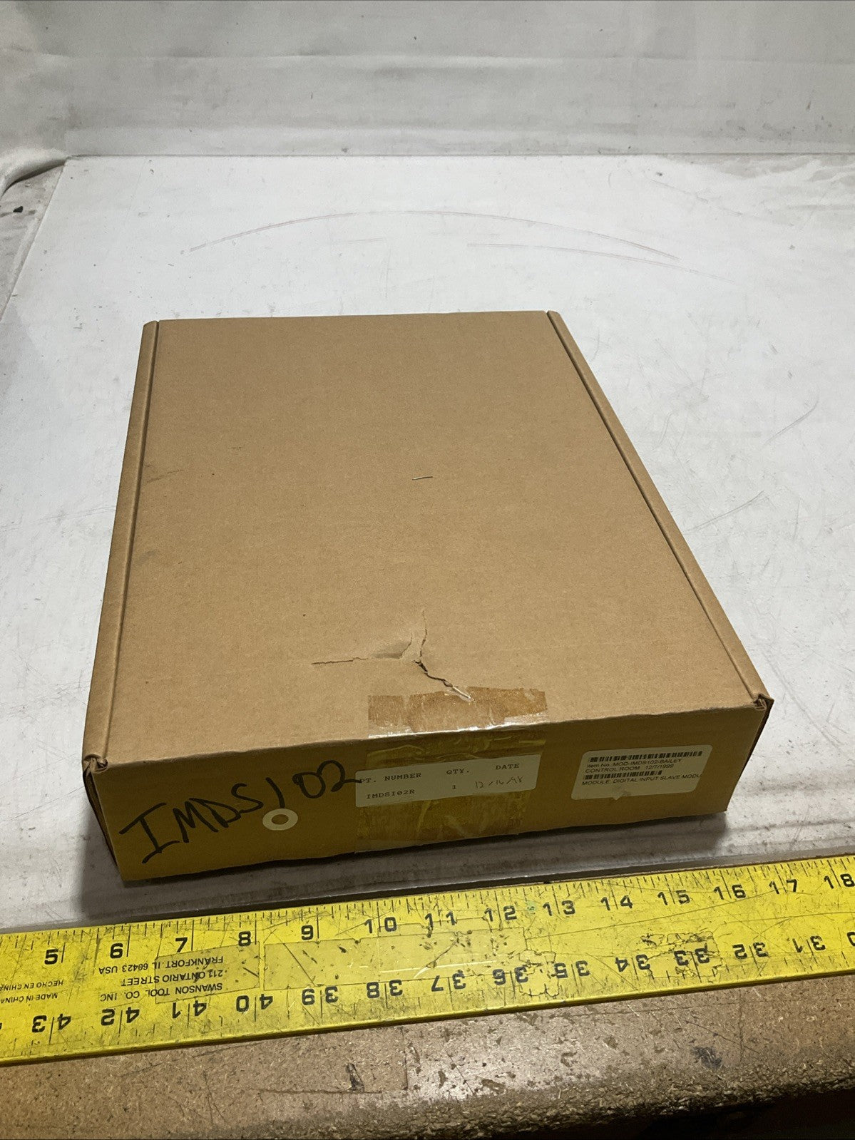 BAILEY INFI90 IMDS102 6637607B1 DIGITAL INPUT SLAVE MODULE 5VDC 80M Y2M