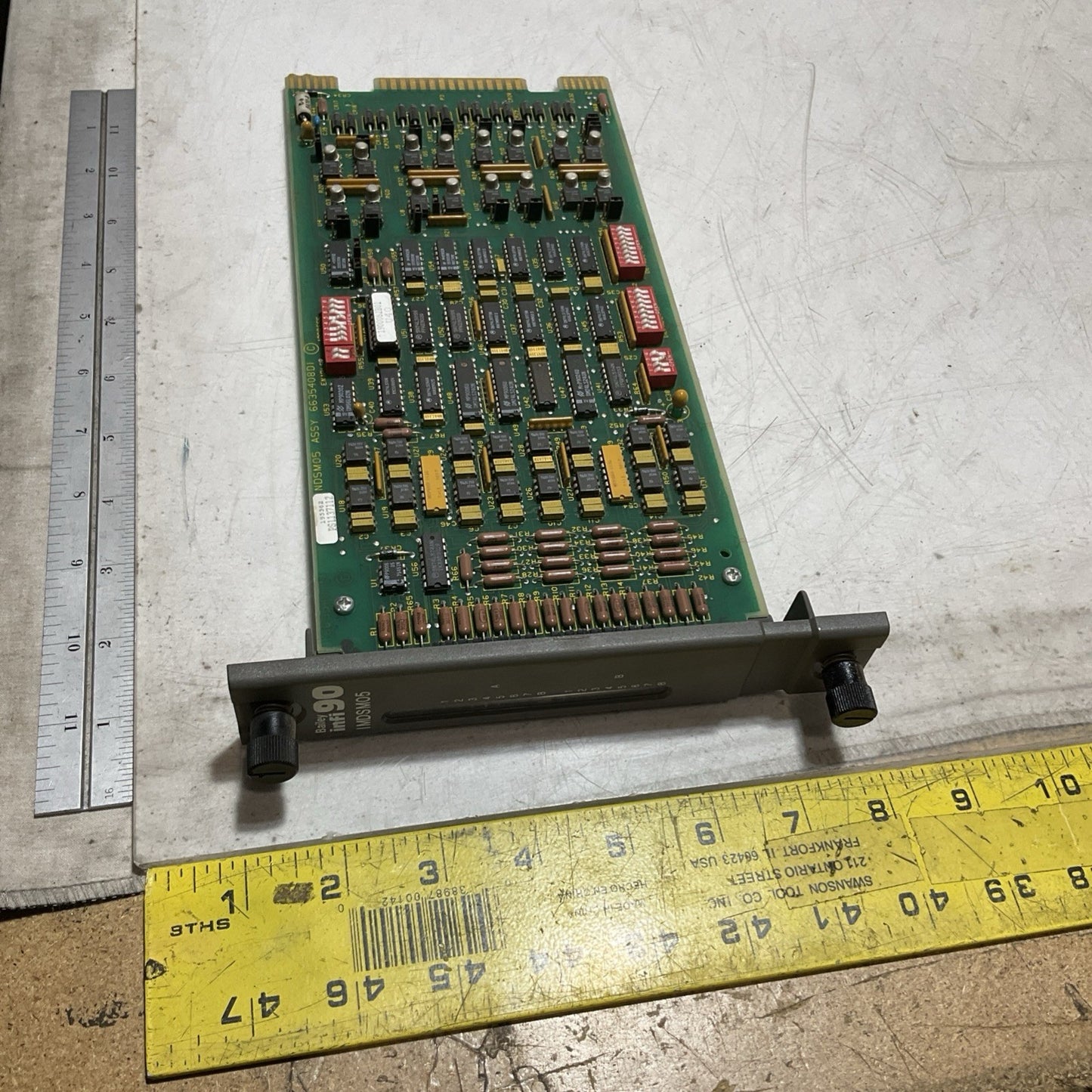 BAILEY INFI90 IMDSM05 6635408DI DIGITAL I/0 SLAVE MODULE 24VDC 125MA Y2M