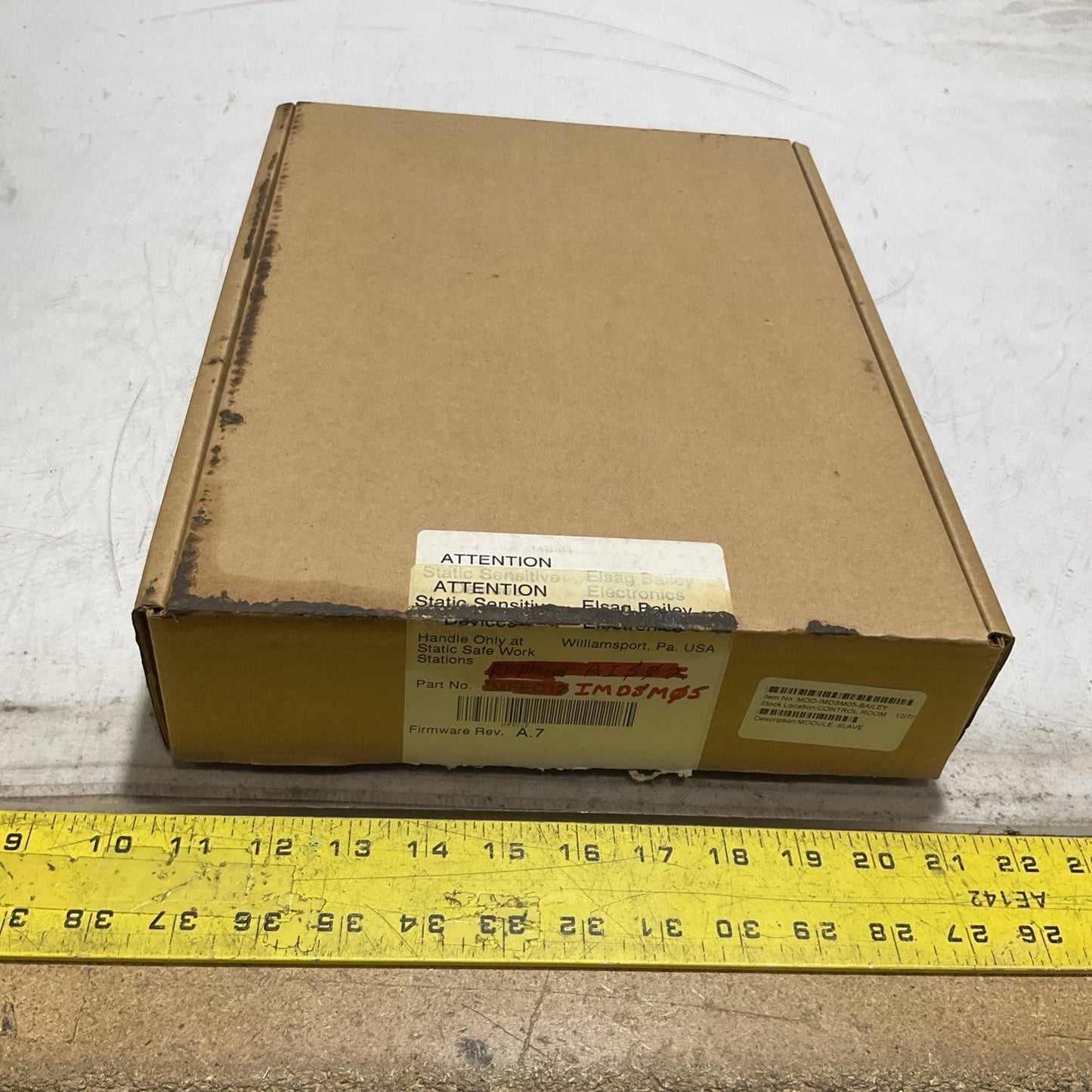 BAILEY INFI90 IMDSM05 6635408DI DIGITAL I/0 SLAVE MODULE 24VDC 125MA Y2M