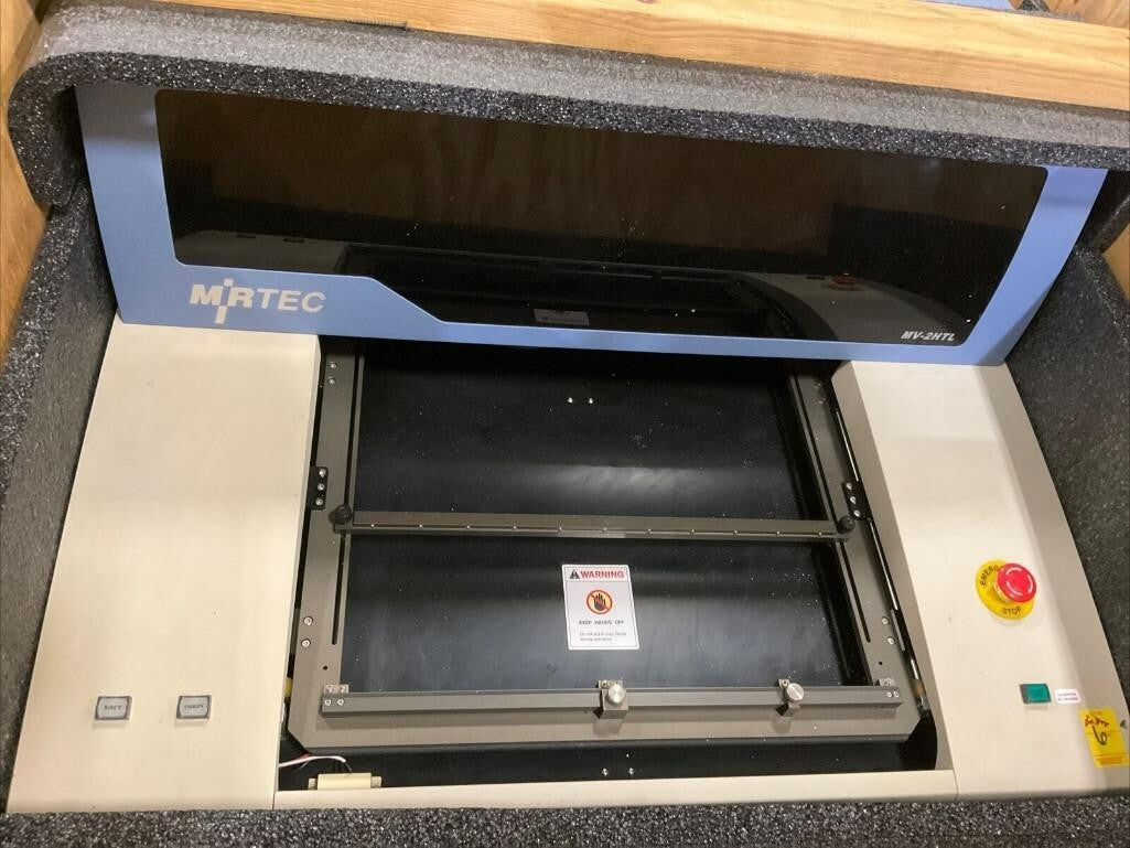 MIRTEC MV-2HT 2HTL DESK TOP AOI MACHINE W/ PC AND ACCESSORIES