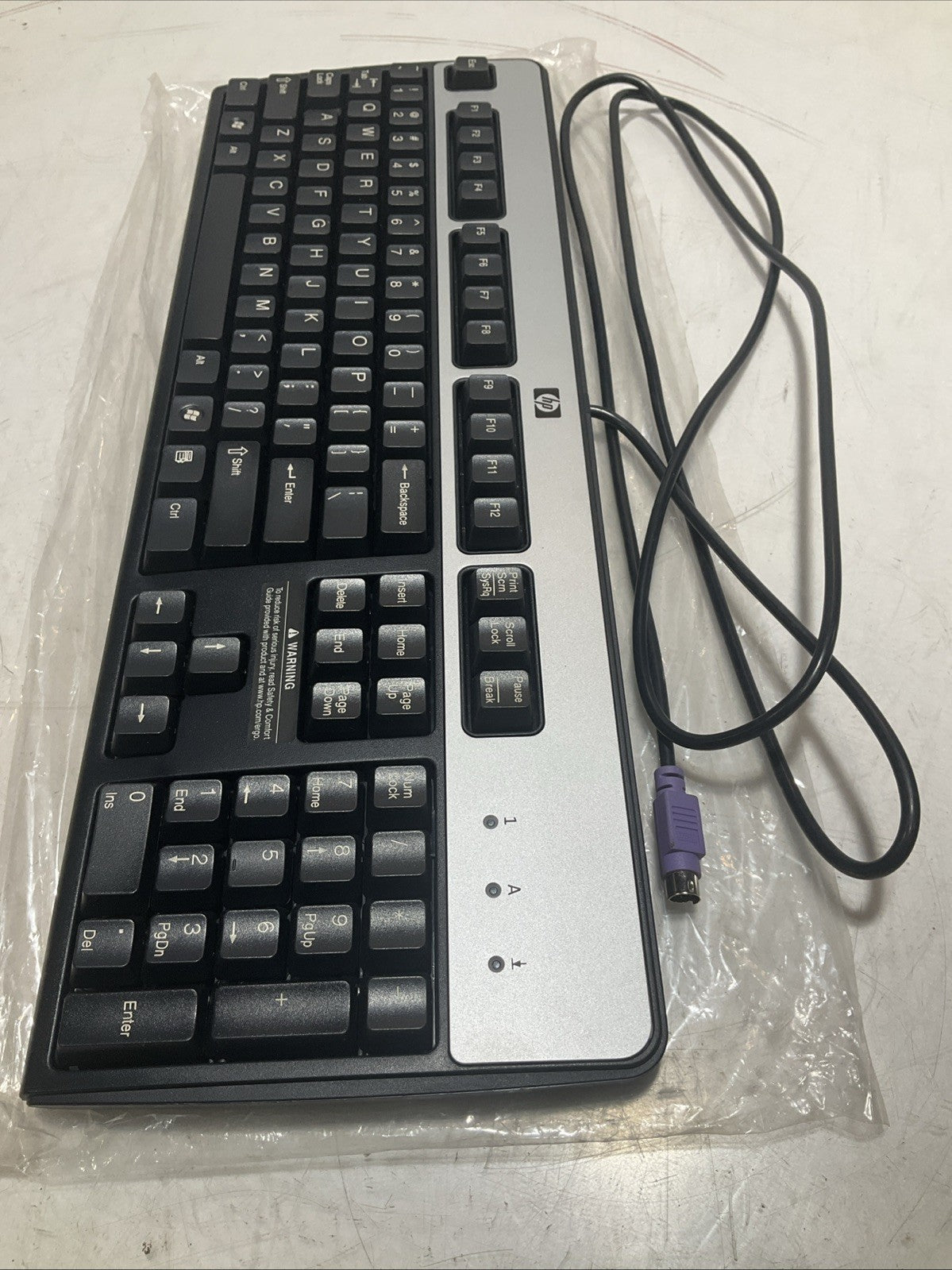 HP 435302-001-9109 BLACK WIRED KEYBOARD Y2M