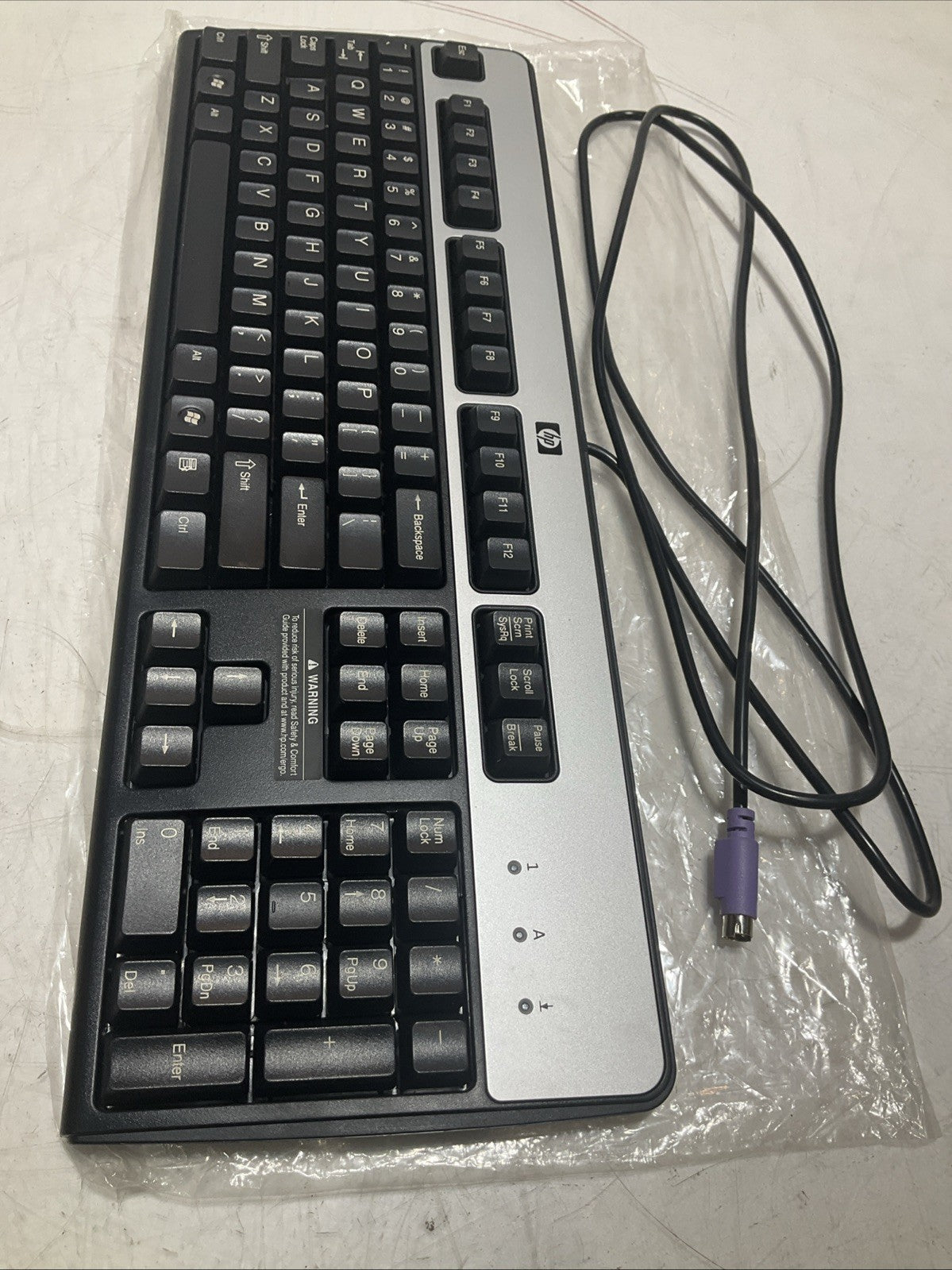 HP 435302-001-9109 BLACK WIRED KEYBOARD Y2M
