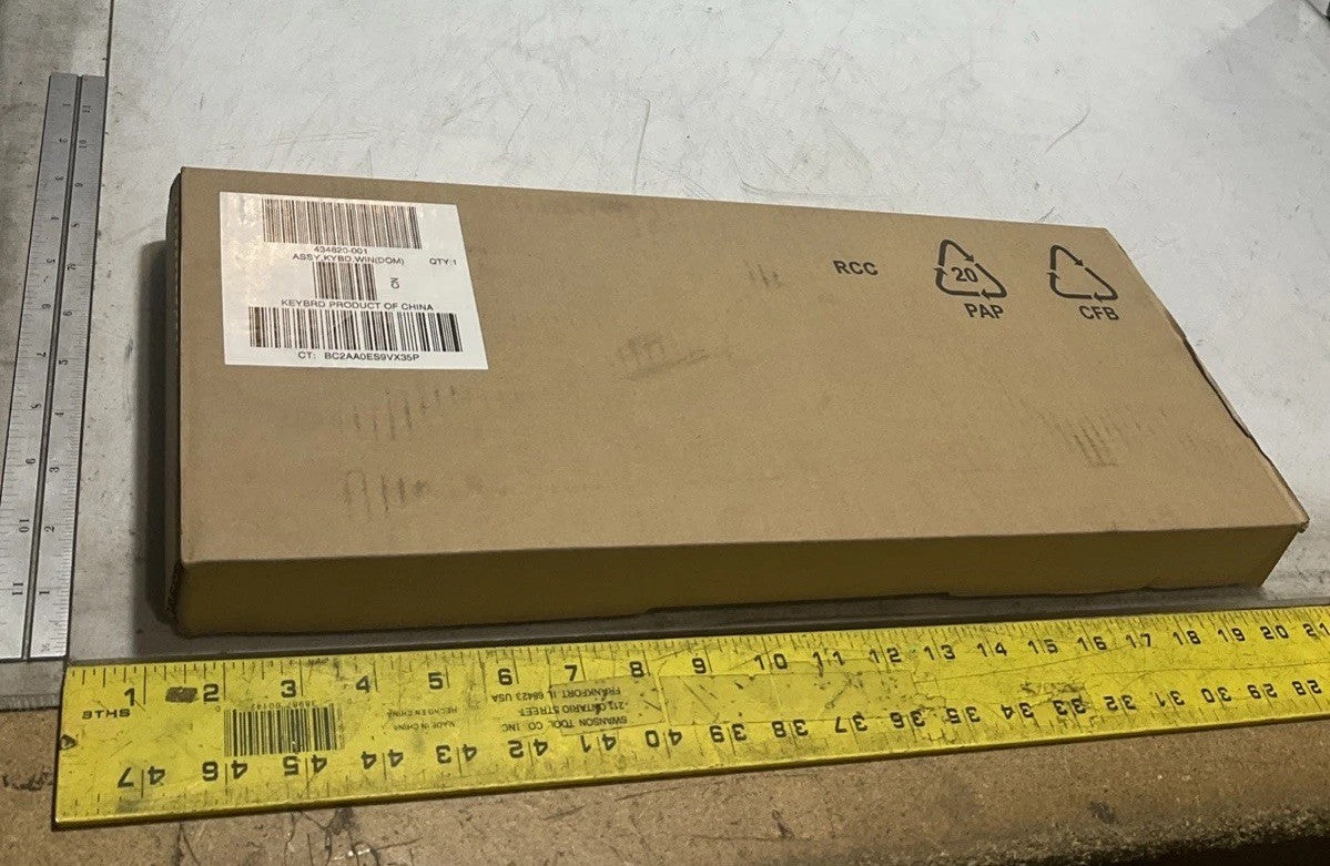 HP 435302-001-9109 BLACK WIRED KEYBOARD Y2M
