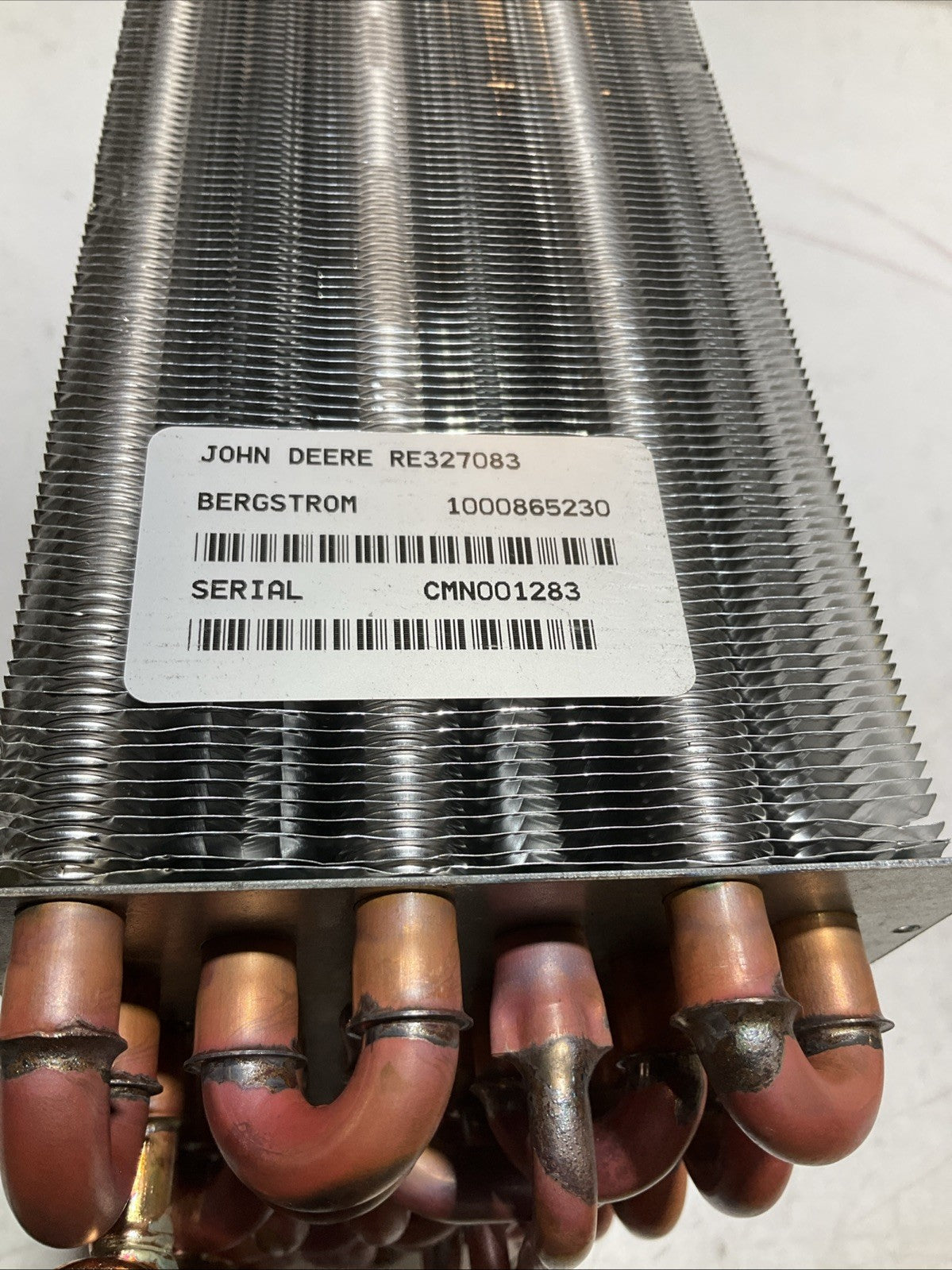 JOHN DEERE RE327083 A/C EVAPORATOR CORE Y2M