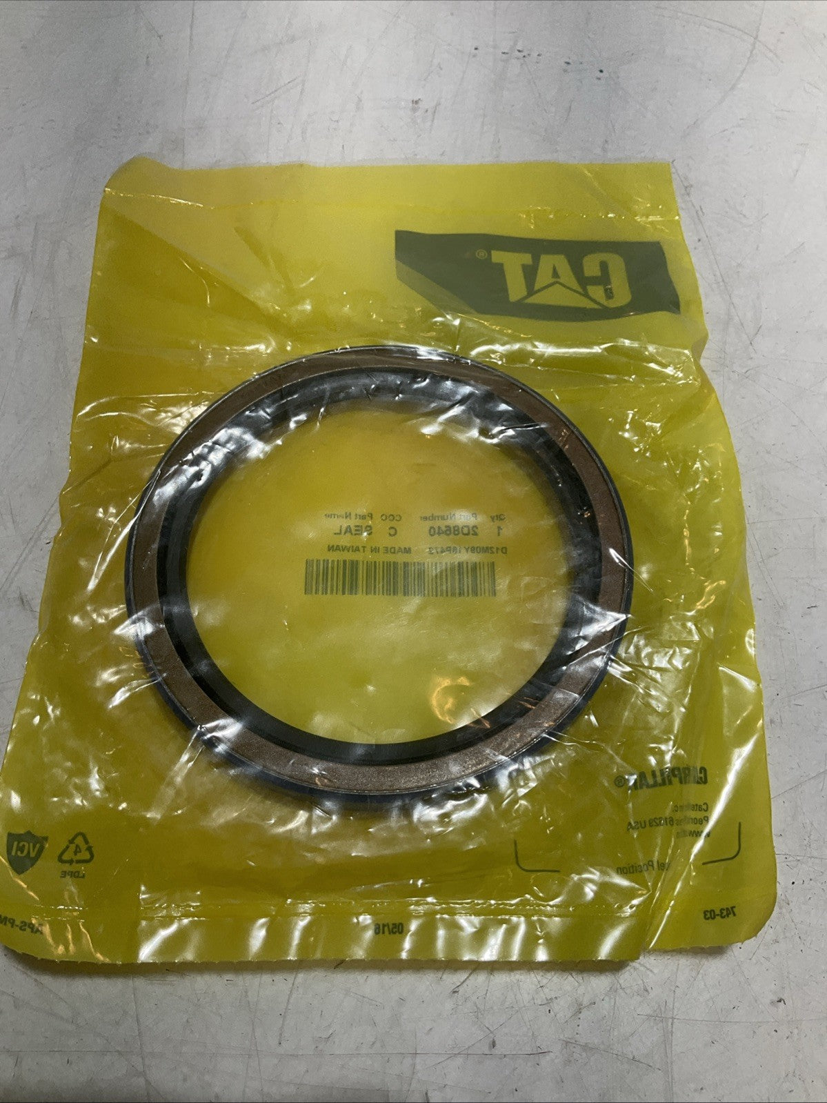 CAT 2D8540 SHAFT DIAMETER RUBBER SEAL LOT OF 3 Y2M