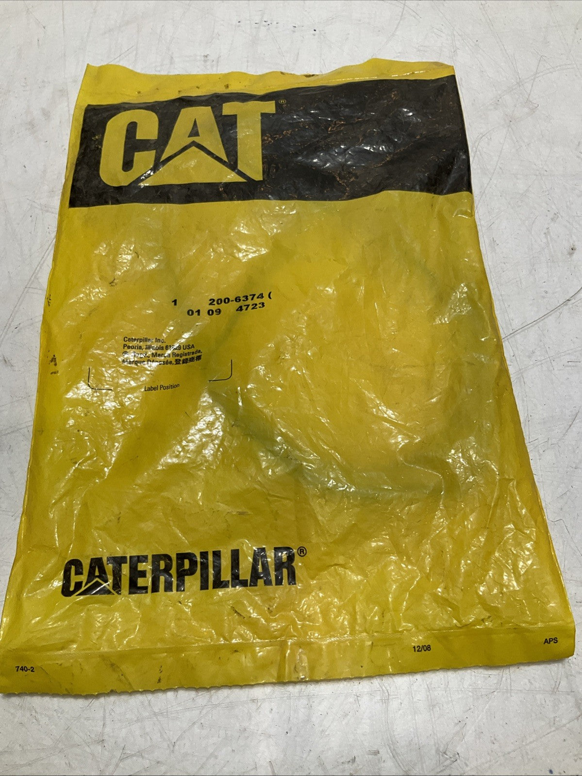 CAT-CATERPILLAR 200-6374 CASKET ROCKET SEAL COVER SUITABLE Y2M