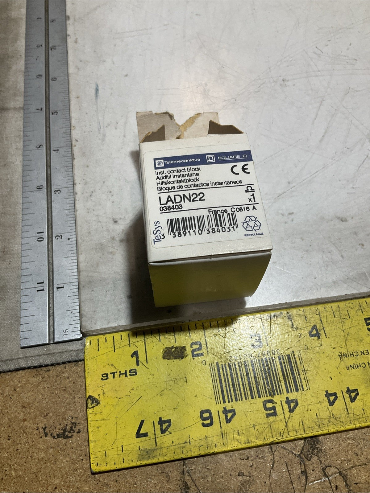 TELEMECANIQUE LADN22 AUXILIARY CONTACT BLOCK Z2M