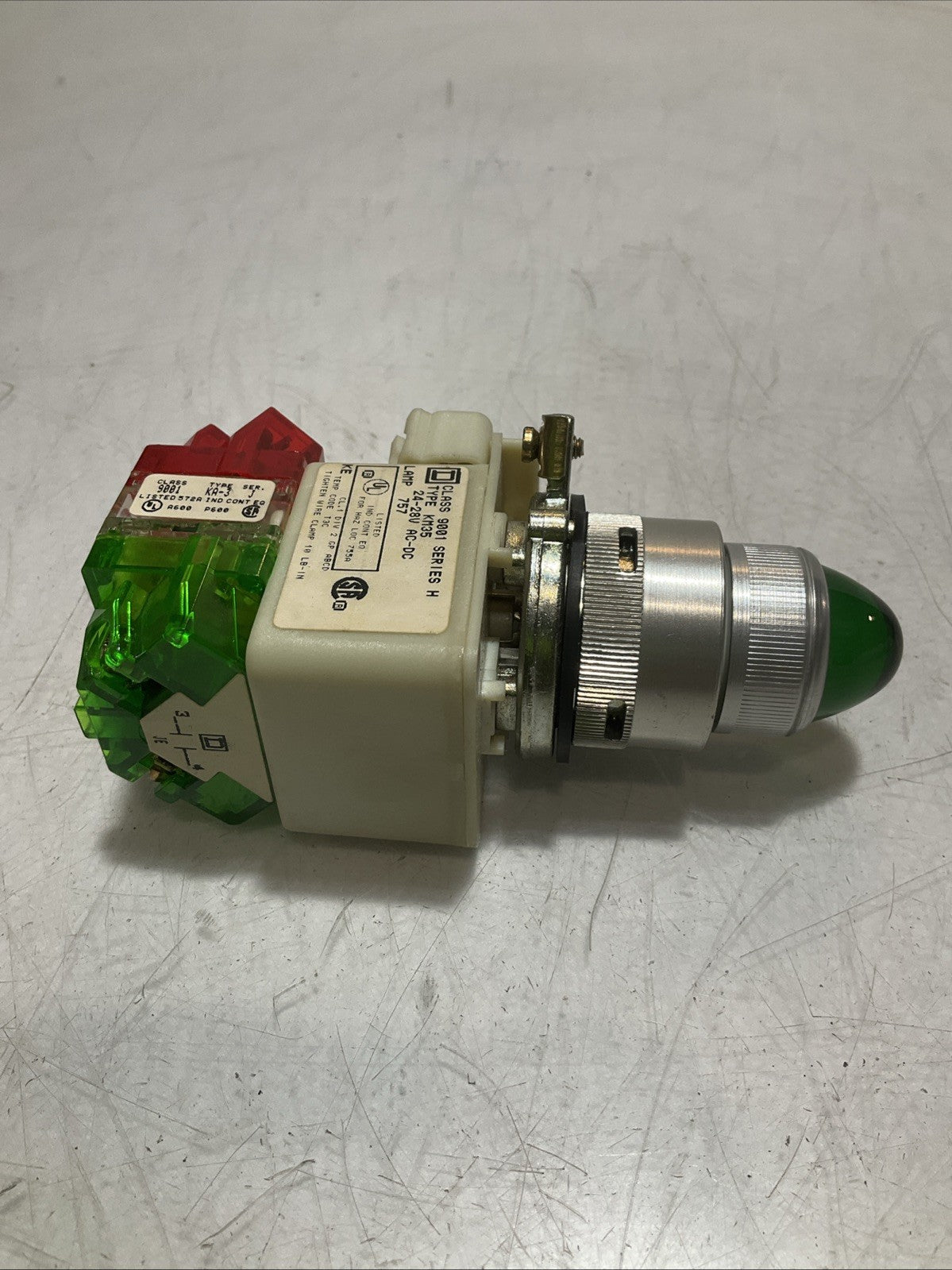 SQUARE D KM35 24-28V AC-DC 9001 SERIES H LAMP 757 SWITCH Z2M