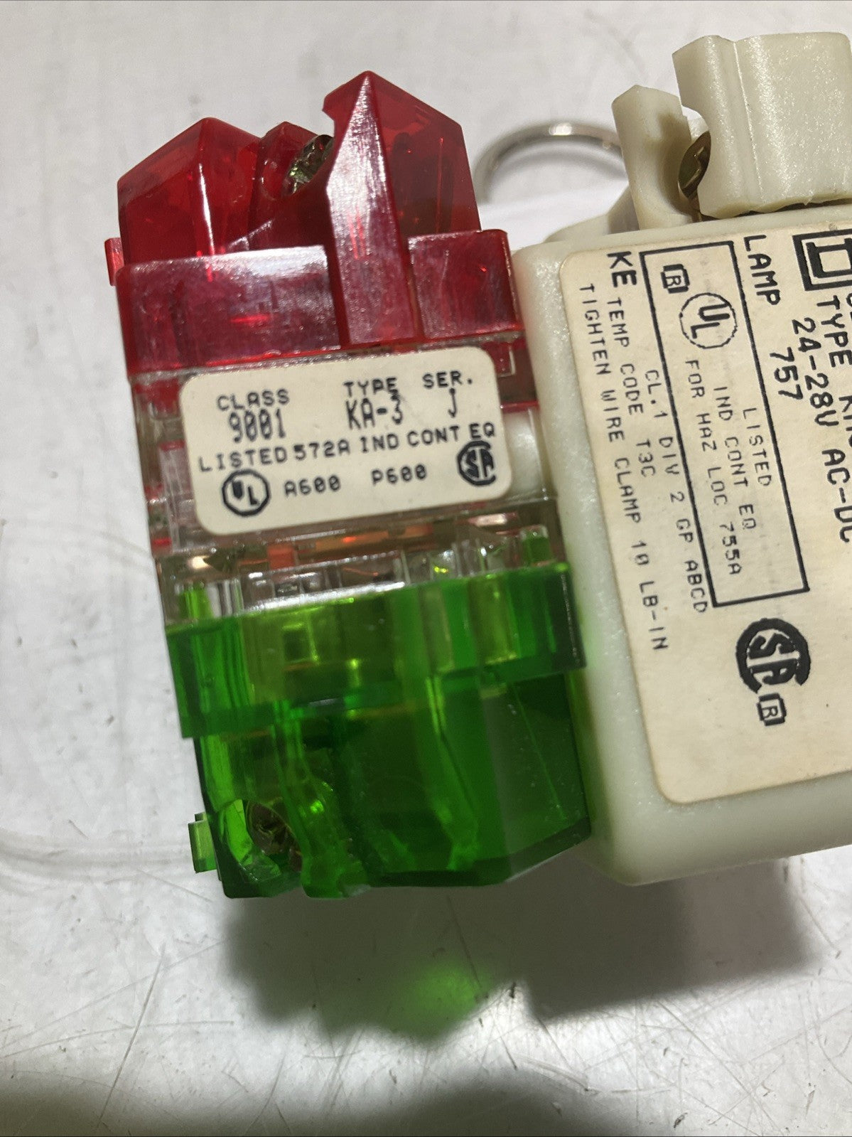 SQUARE D KM35 24-28V AC-DC 9001 SERIES H LAMP 757 SWITCH Z2M