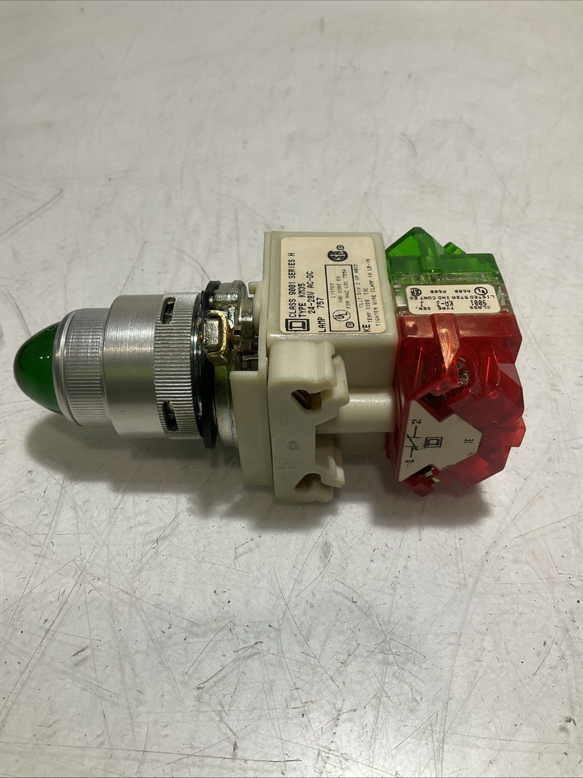 SQUARE D KM35 24-28V AC-DC 9001 SERIES H LAMP 757 SWITCH Z2M