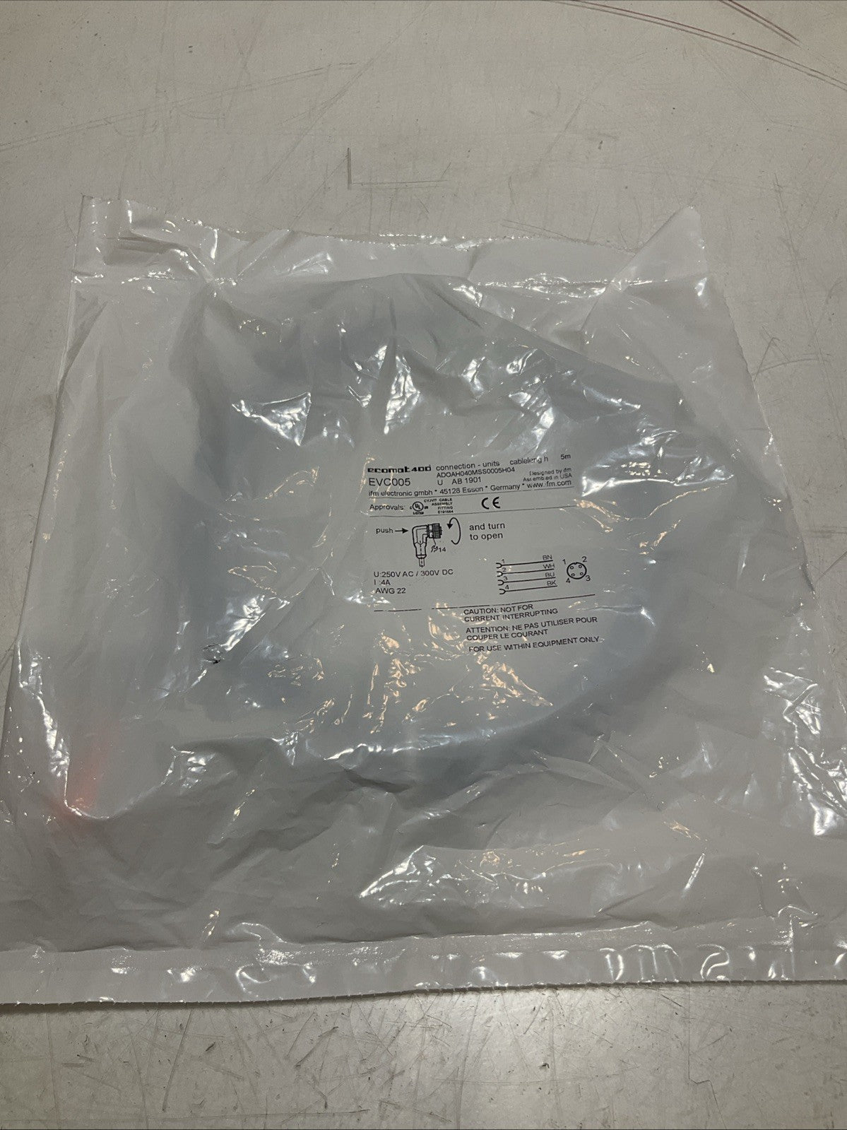 ECOMAT 400 EVC005 WIRE CABLE CONNECTOR LOT OF 3 Z2M