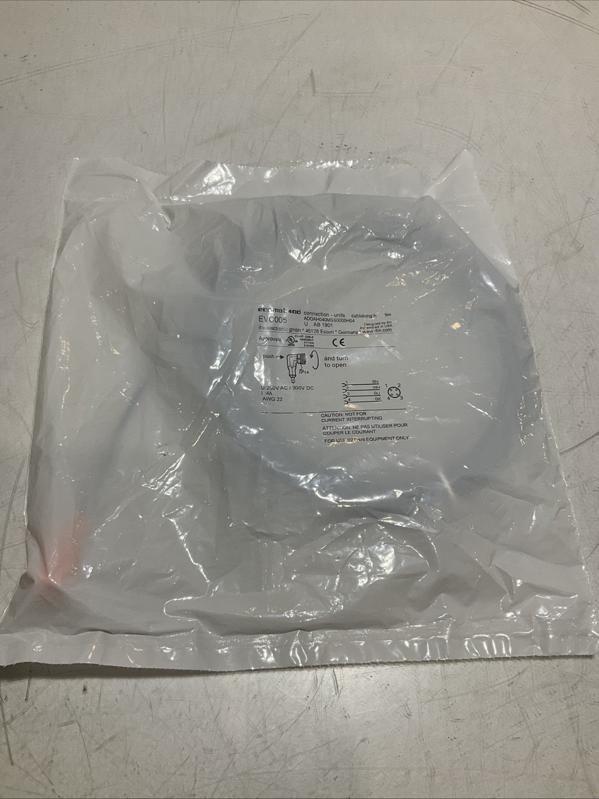 ECOMAT 400 EVC005 WIRE CABLE CONNECTOR LOT OF 3 Z2M