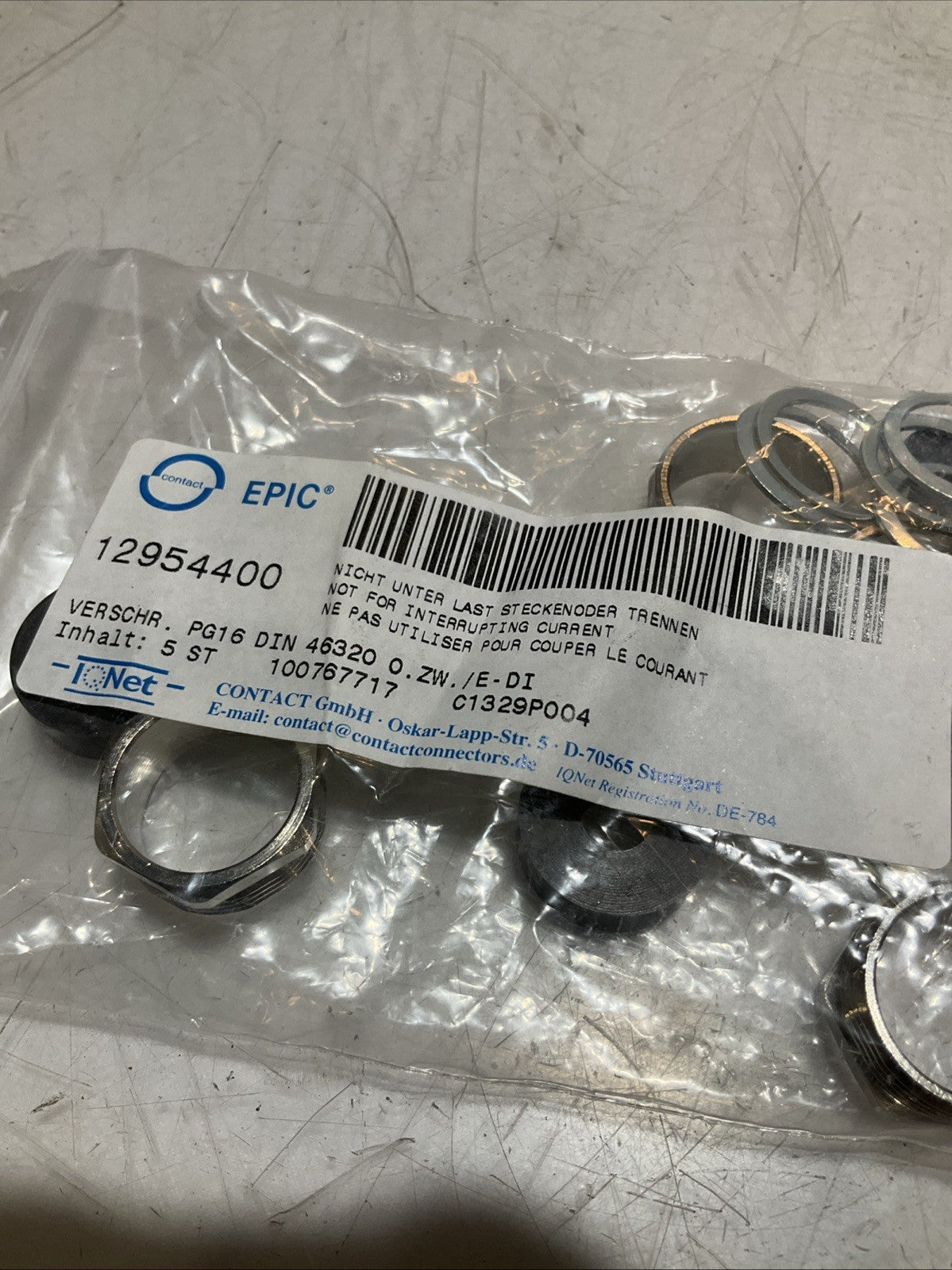 EPIC 12954400 LAP CABLE CONNECTOR Y2M