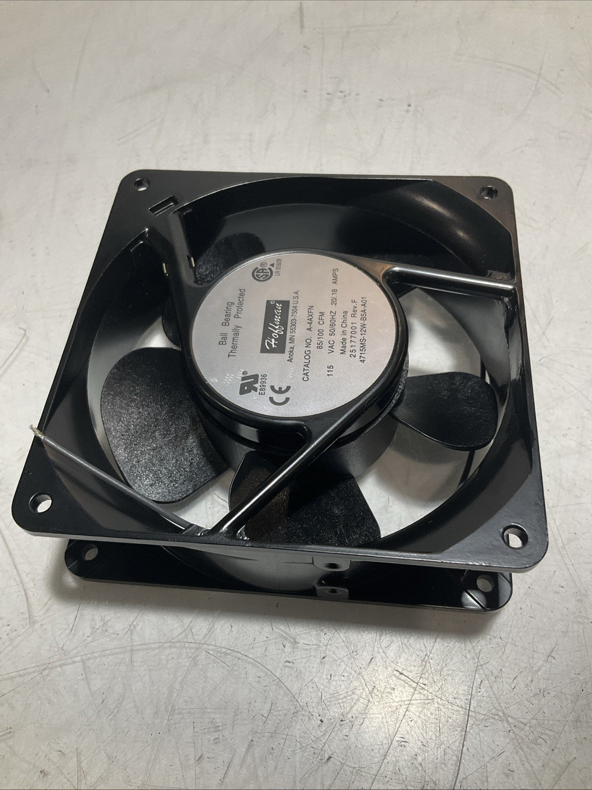 HOFFMAN A4AXFN COOLING FAN 115V 50/60HZ U3S