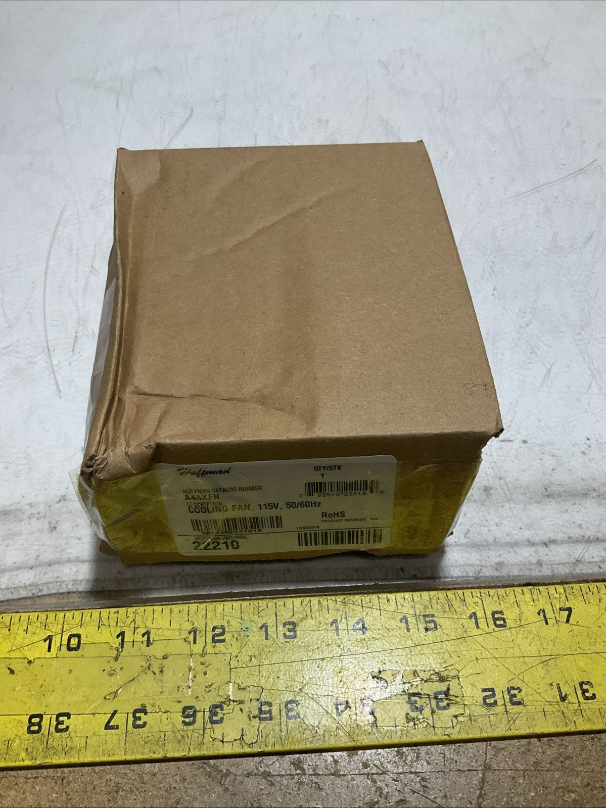 HOFFMAN A4AXFN COOLING FAN 115V 50/60HZ U3S