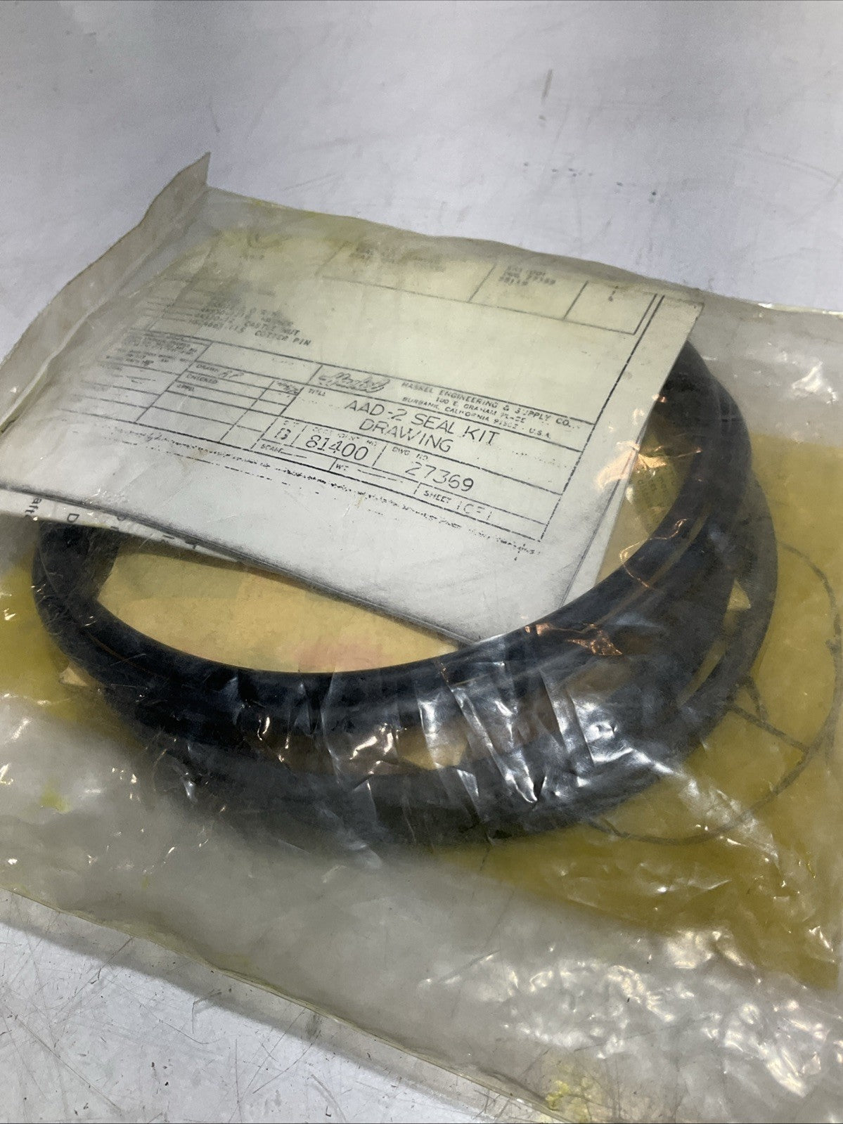 HASKEL 27369 AIR DRIVE SEAL KIT Z2M