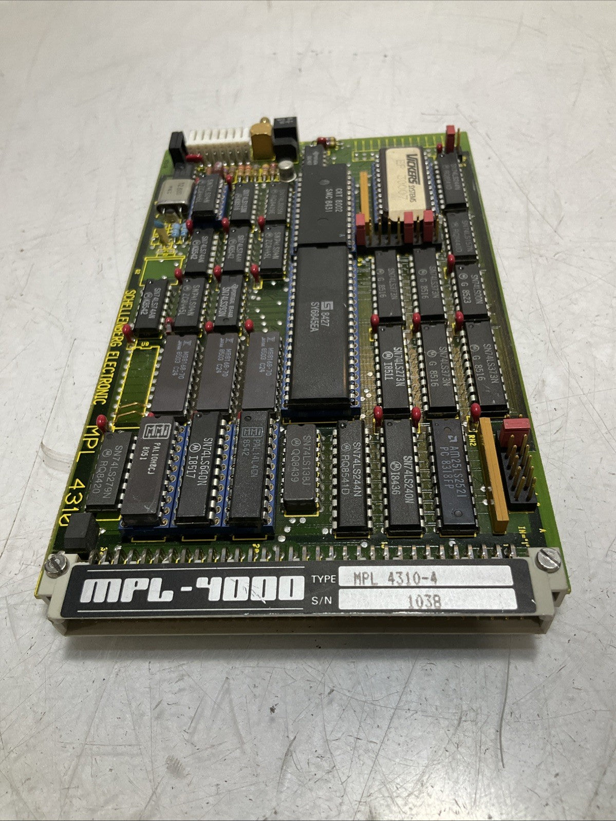 SCHELLENBER ELECTRONIC MPL4310-4 MPL-4000 CIRCUIT BOARD CARD Z2M