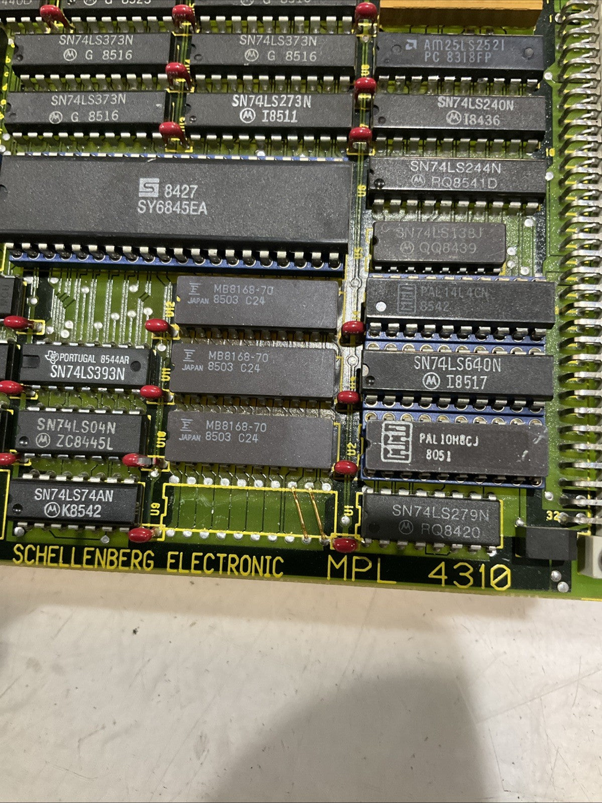 SCHELLENBER ELECTRONIC MPL4310-4 MPL-4000 CIRCUIT BOARD CARD Z2M