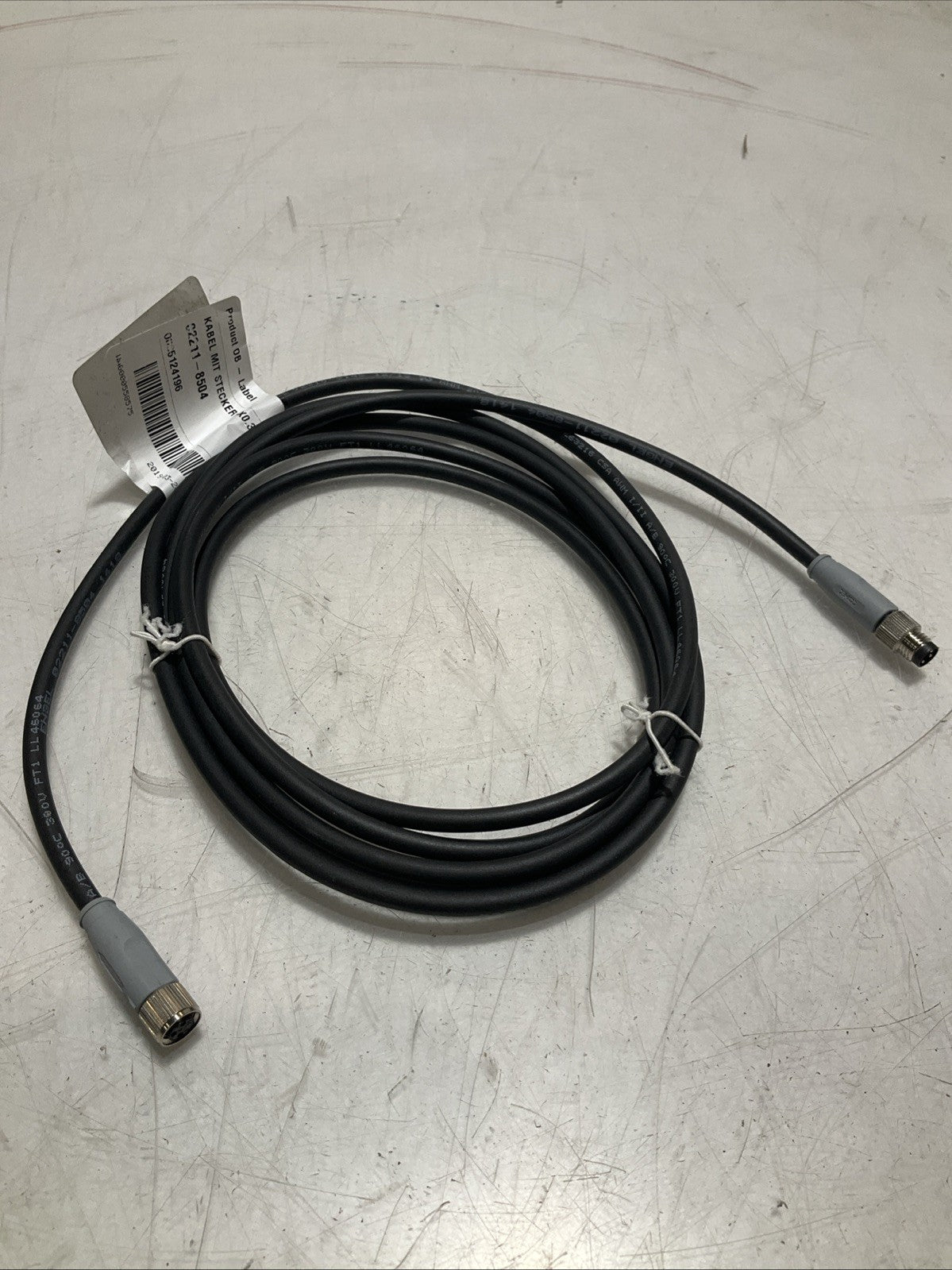 ENGEL 02211-8504 CABLE W CONNECTOR 4X0.34MM LOT OF 2 Z2M